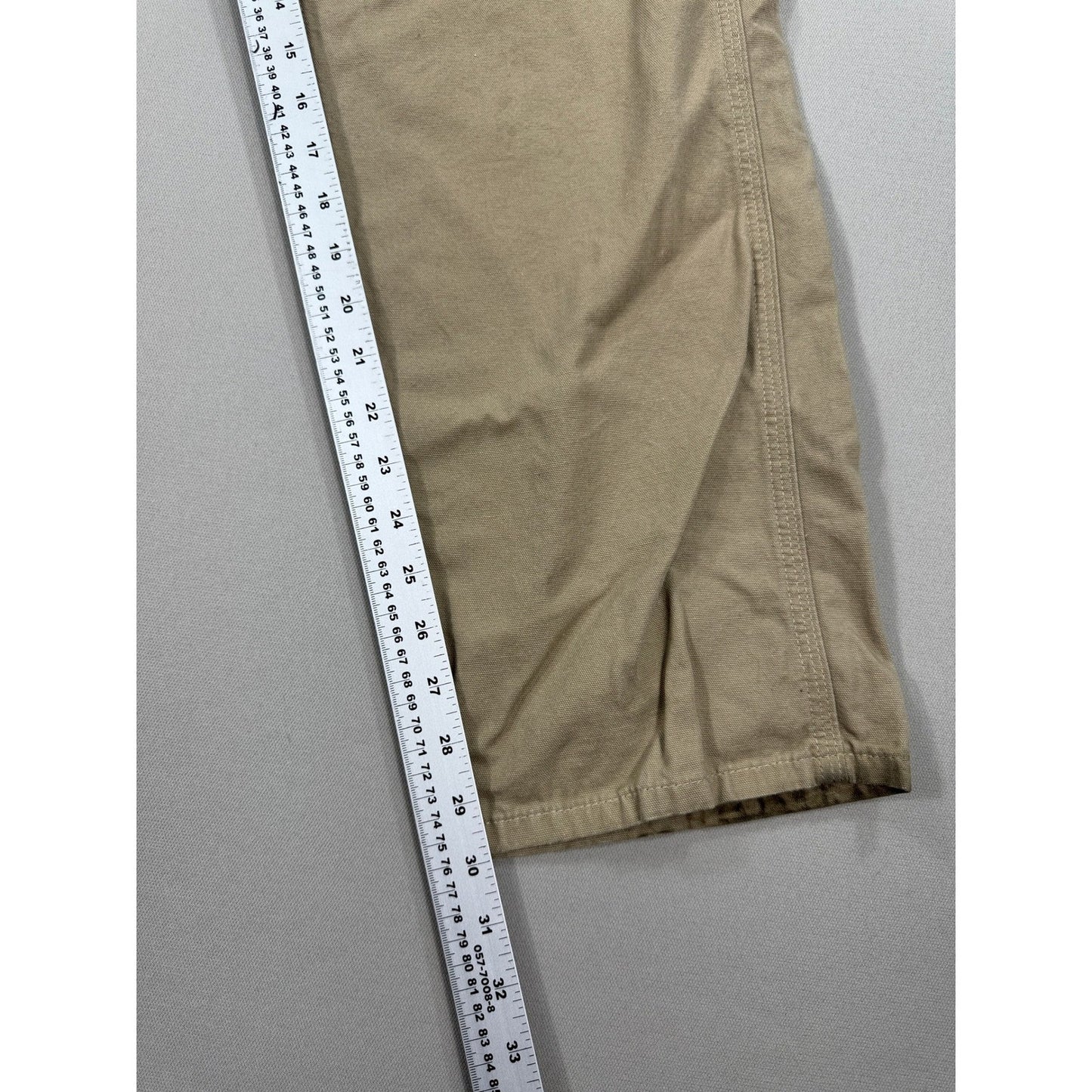 Carhartt Carpenter Pants mens 32x30 Beige Utility Workwear Trousers
