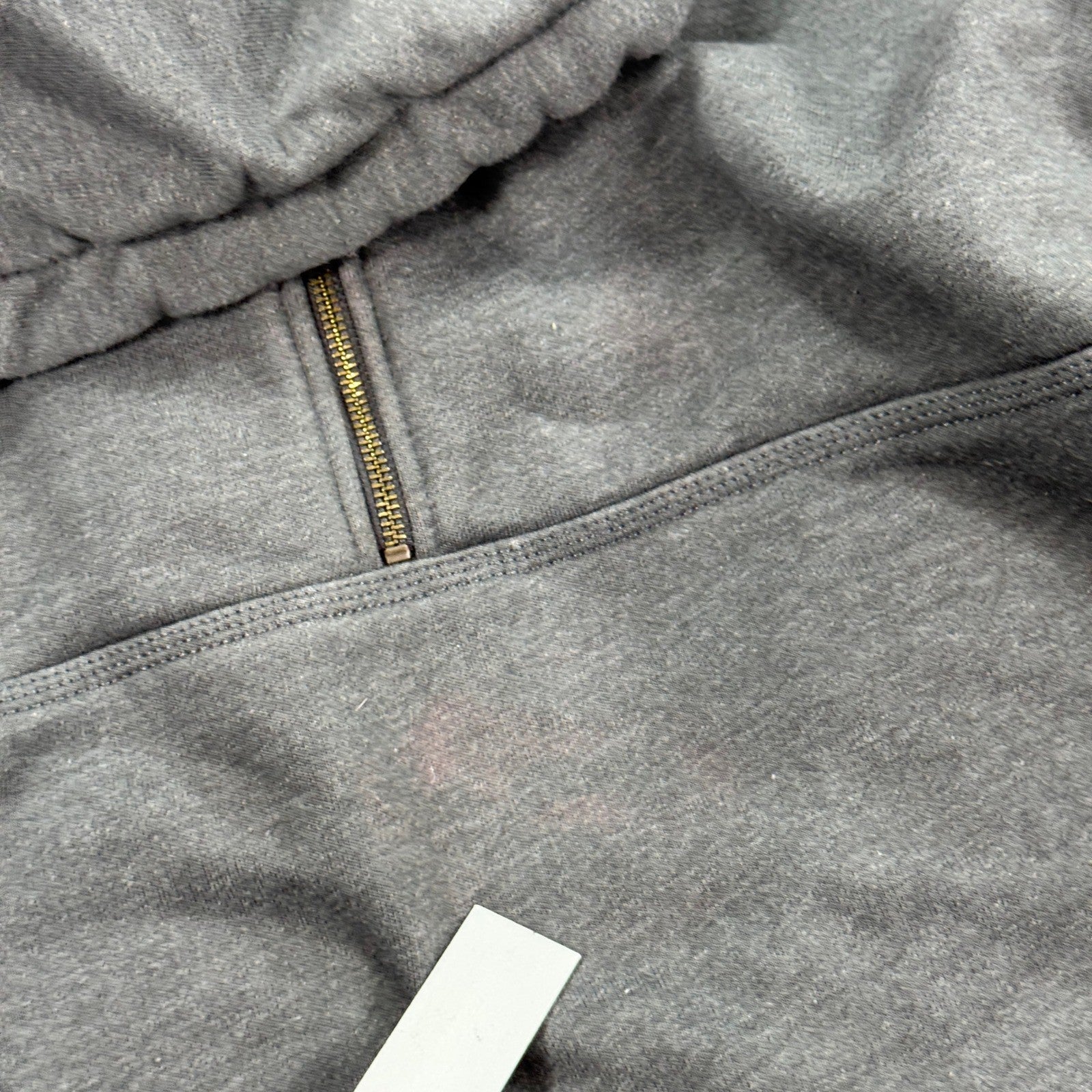 Carhartt Rain Defender Hoodie Loose Fit Quarter Zip Fleece Lined mens L ts0617