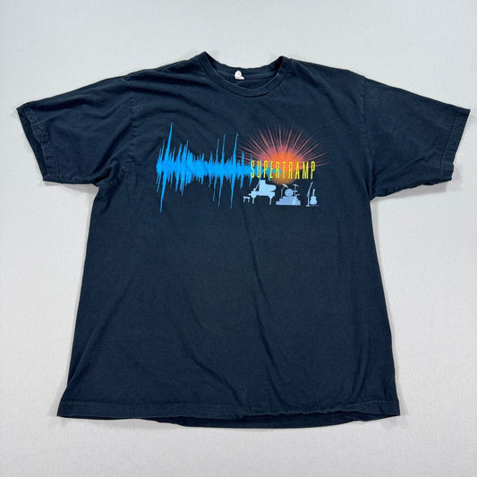 Supertramp 2011 Tour Band T-Shirt mens XL Concert Graphic Tee