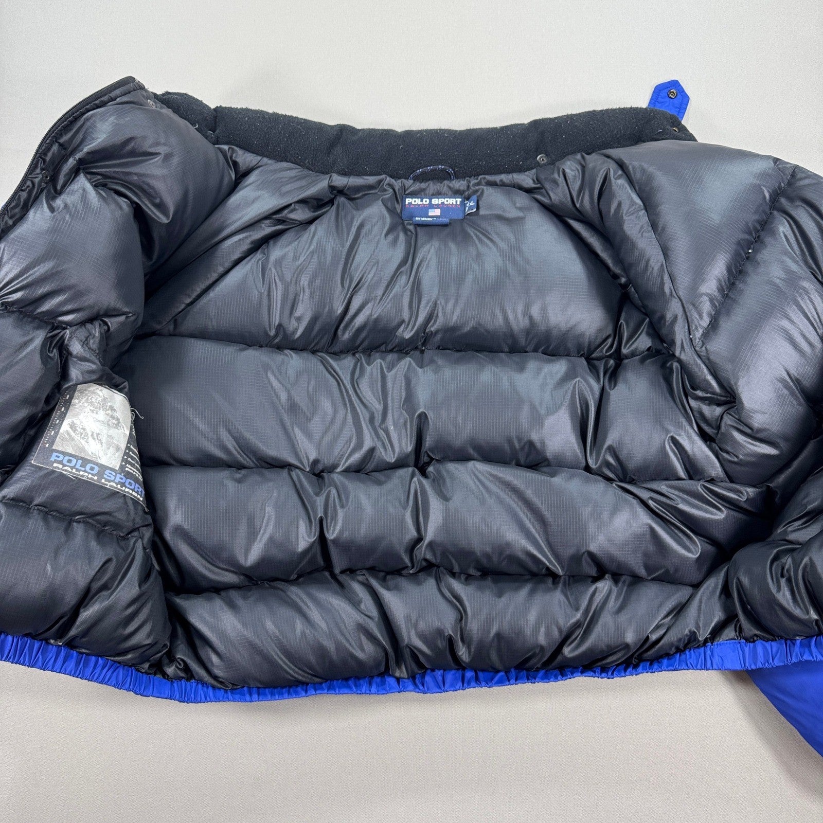 Vintage Arctic Challenge Coat Polo Sport Ralph Lauren Goose Down Mens XL Puffer