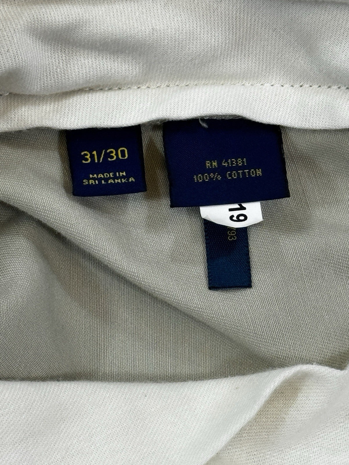 Lauren Ralph Lauren Classic Fit Pants Womens 31x30 Beige Chino Straight Leg