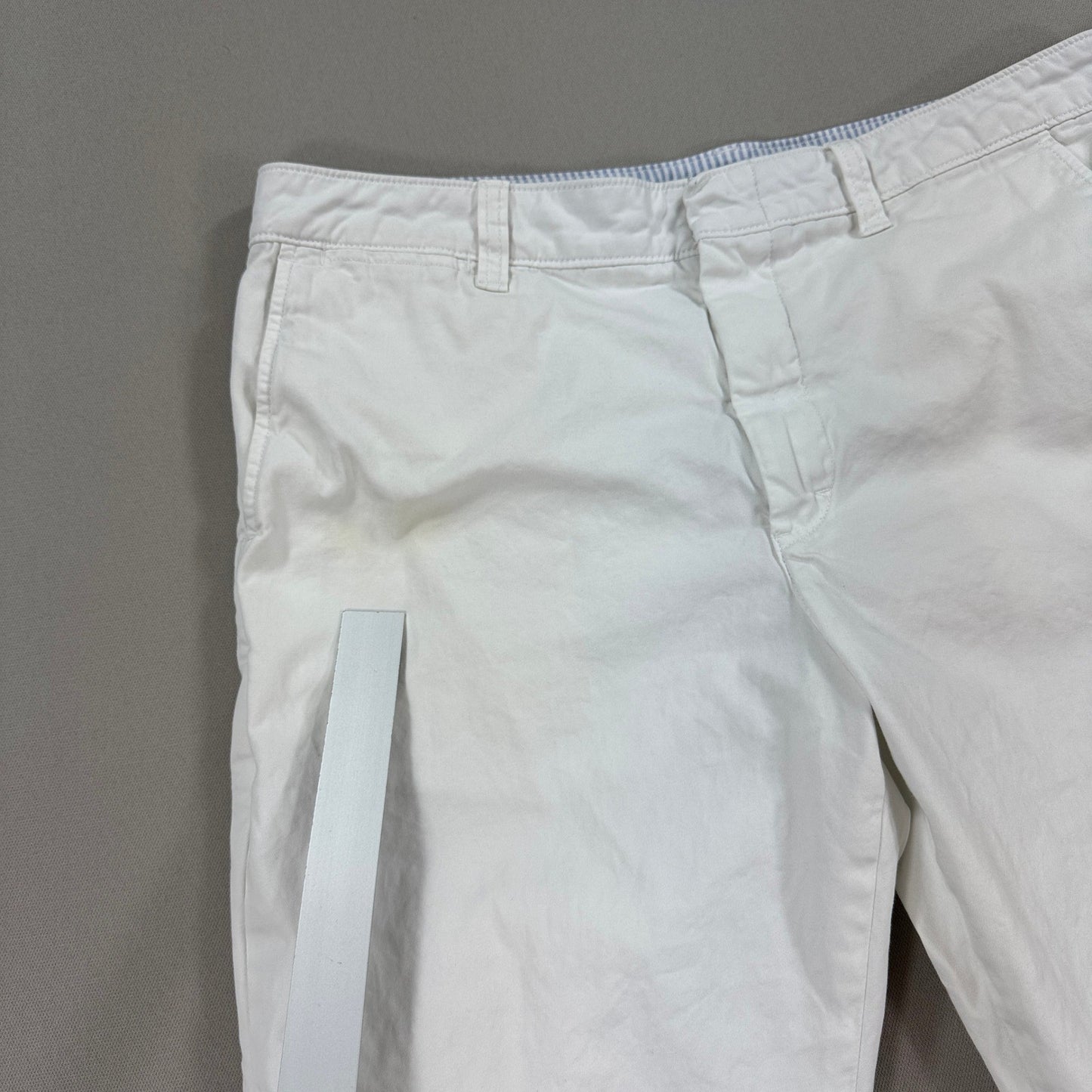 Polo Ralph Lauren Chino Pants Women's 12 White Straight Leg Casual Flat Front