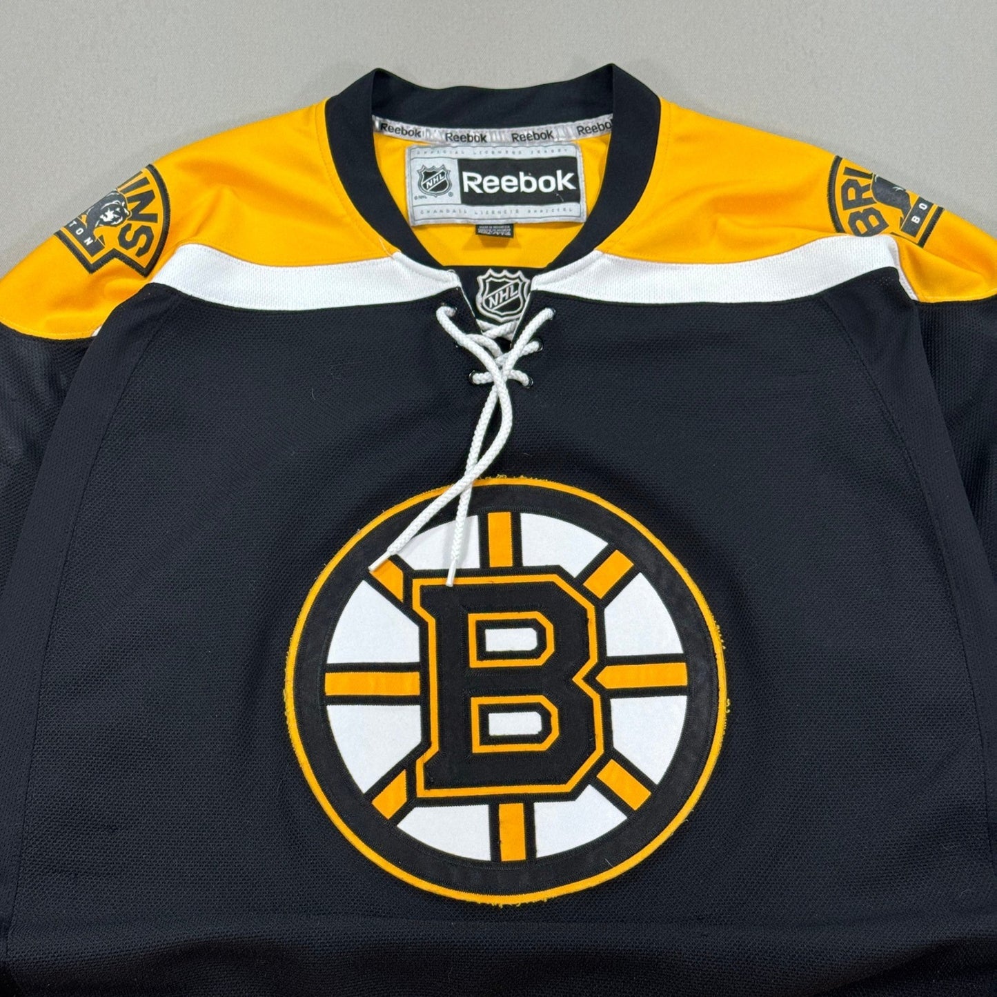 Boston Bruins Milan Lucic Reebok Jersey Size 2XL NHL Embroidered Patch