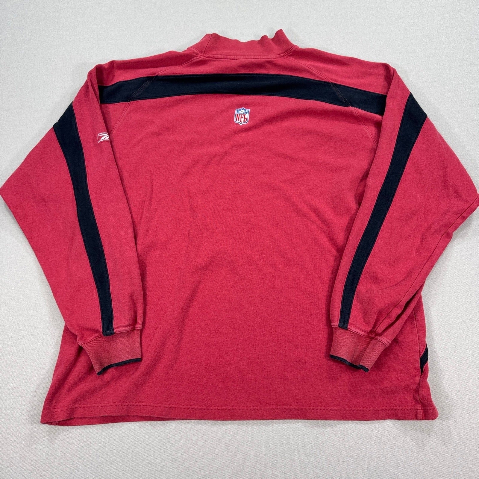 Reebok San Francisco 49ers Football Sweatshirt NFL Apparel Mens 2XL Red Pullover