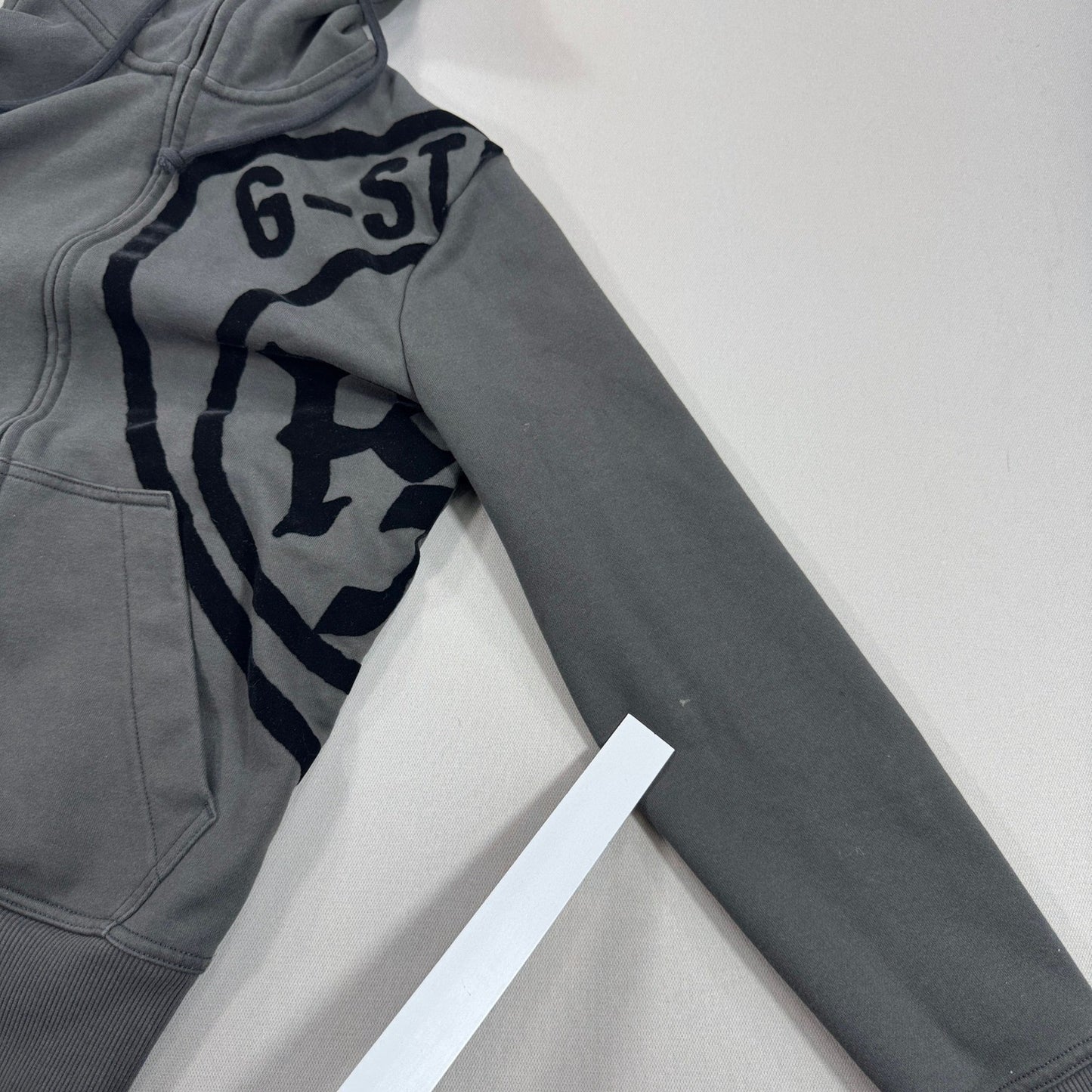 G-Star Raw Hoodie Men's Small Olive Green Full Zip Sweatshirt Graphic