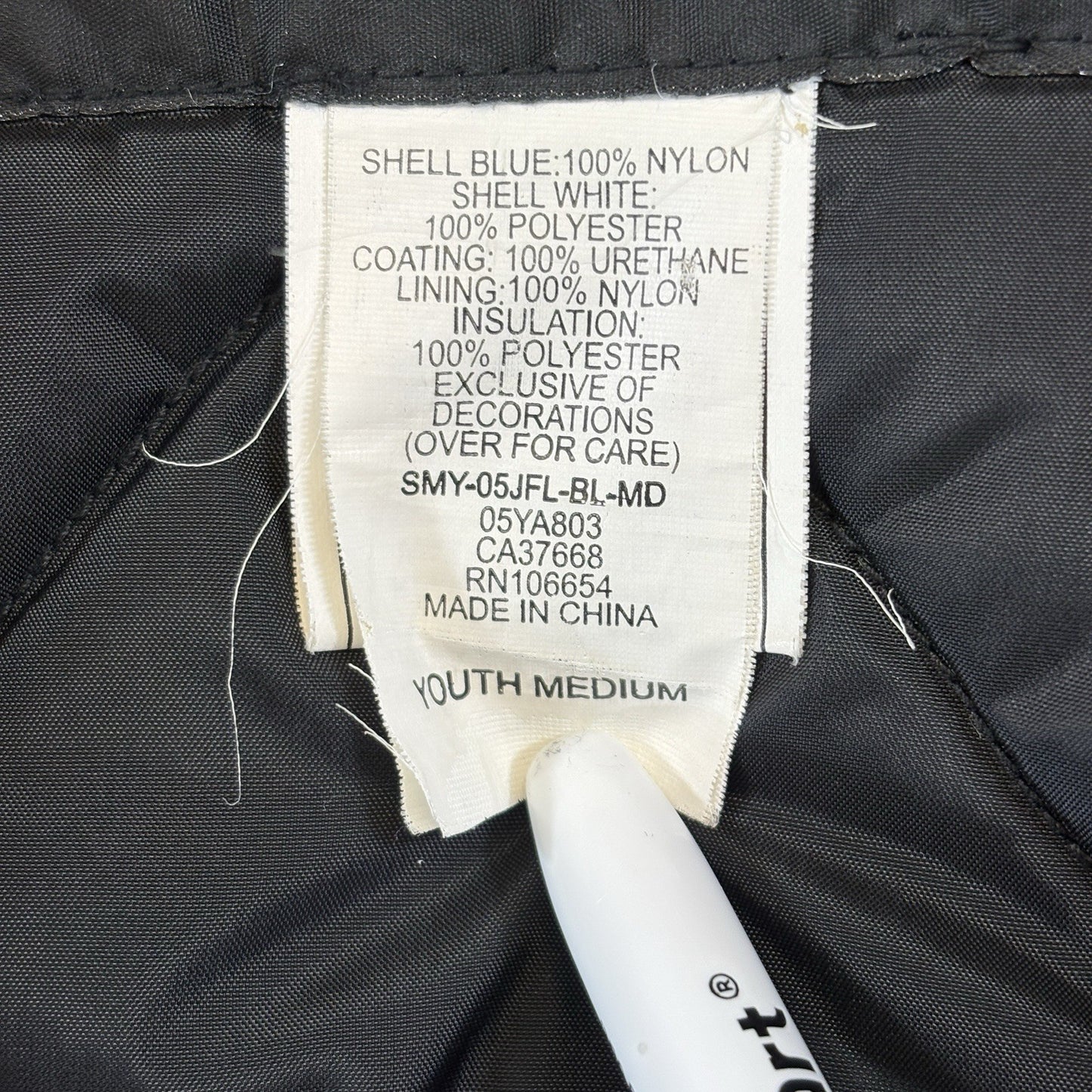 Yamaha Racing Paddock Blue Jacket Button Up Full Zip Youth Medium