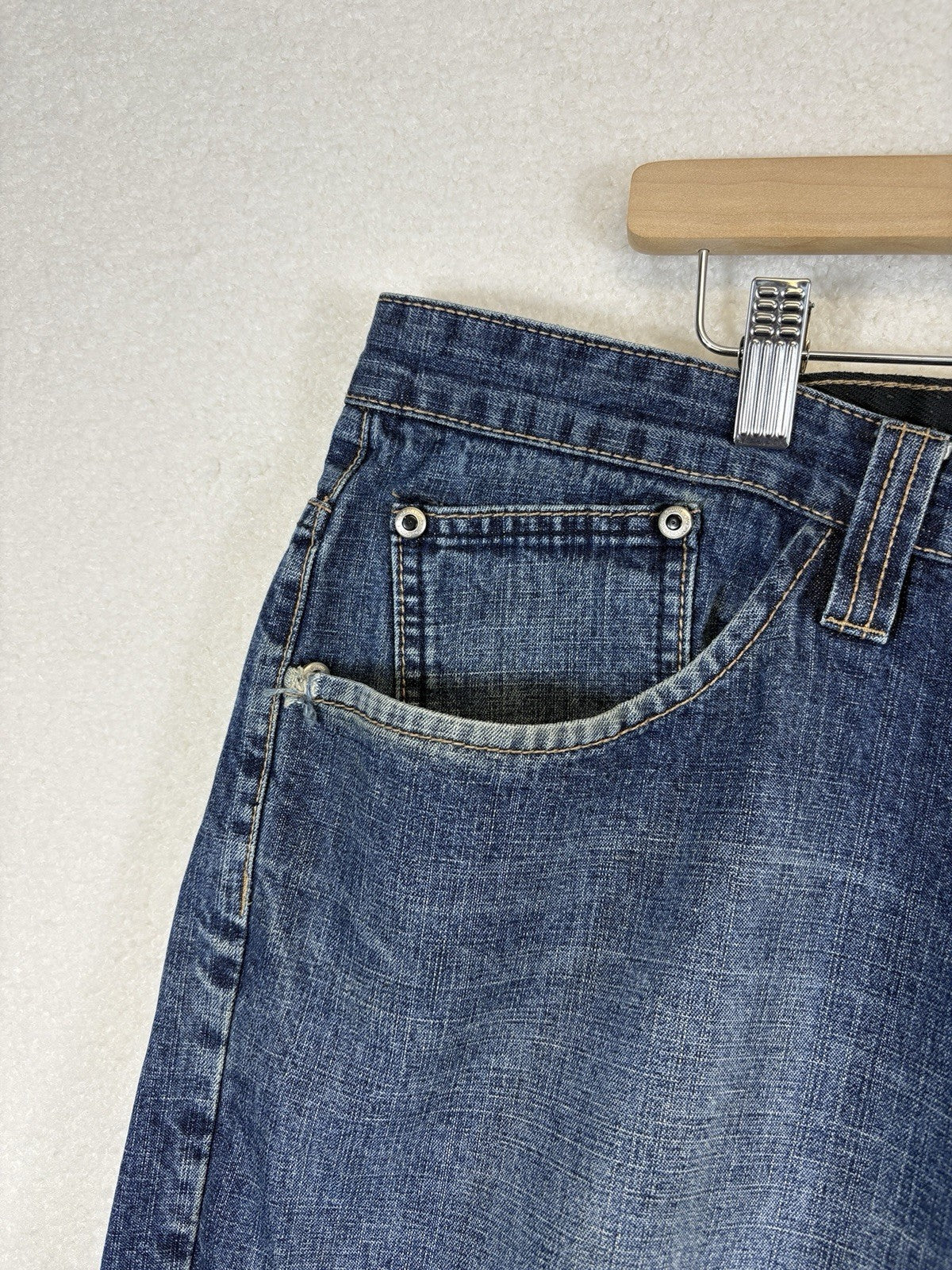 Vintage G-Unit Heavyweight Baggy Blue Denim Jeans Medium Wash Mens Size 40