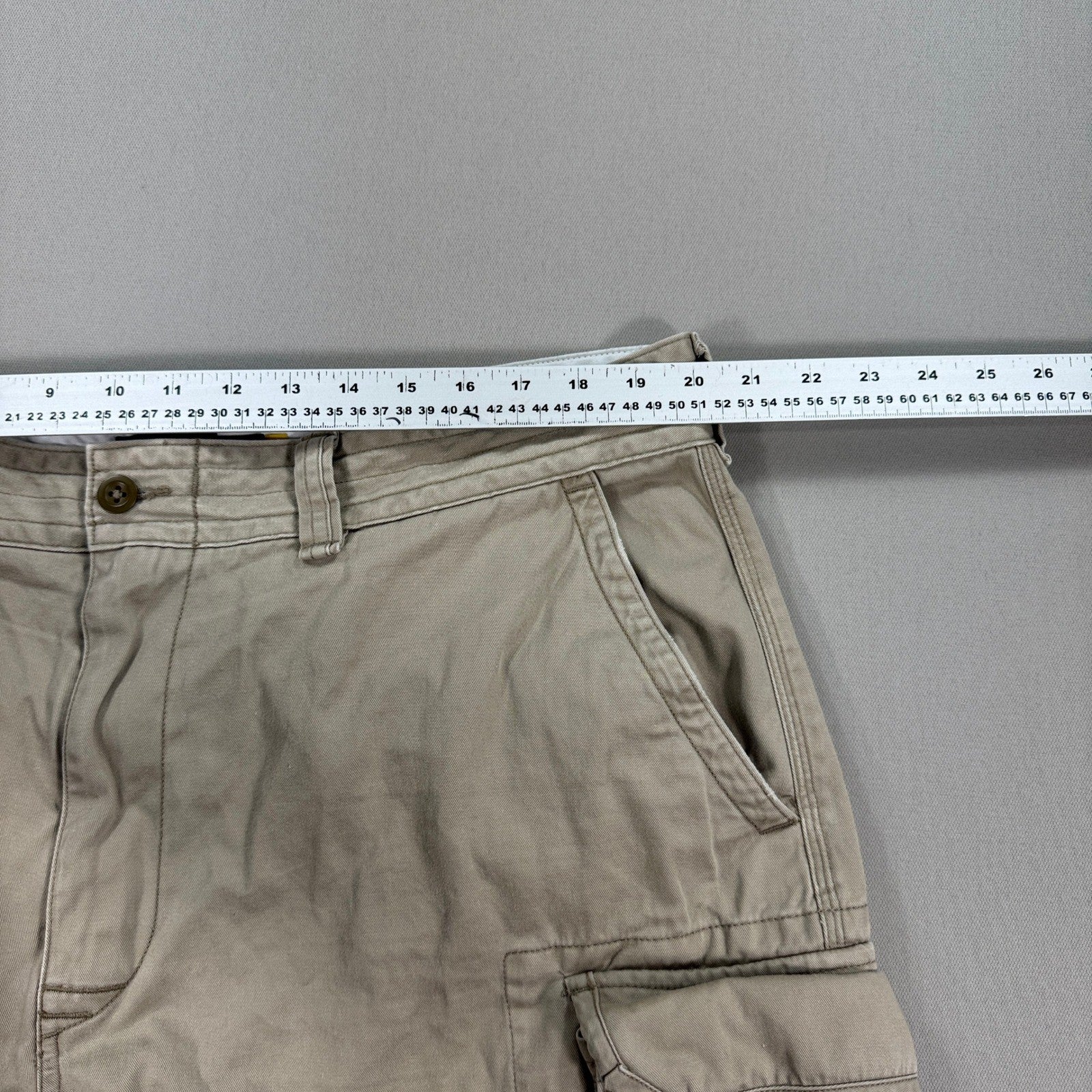 Polo Ralph Lauren Cargo Shorts Classic Chino 100% Cotton mens Size 40 Beige