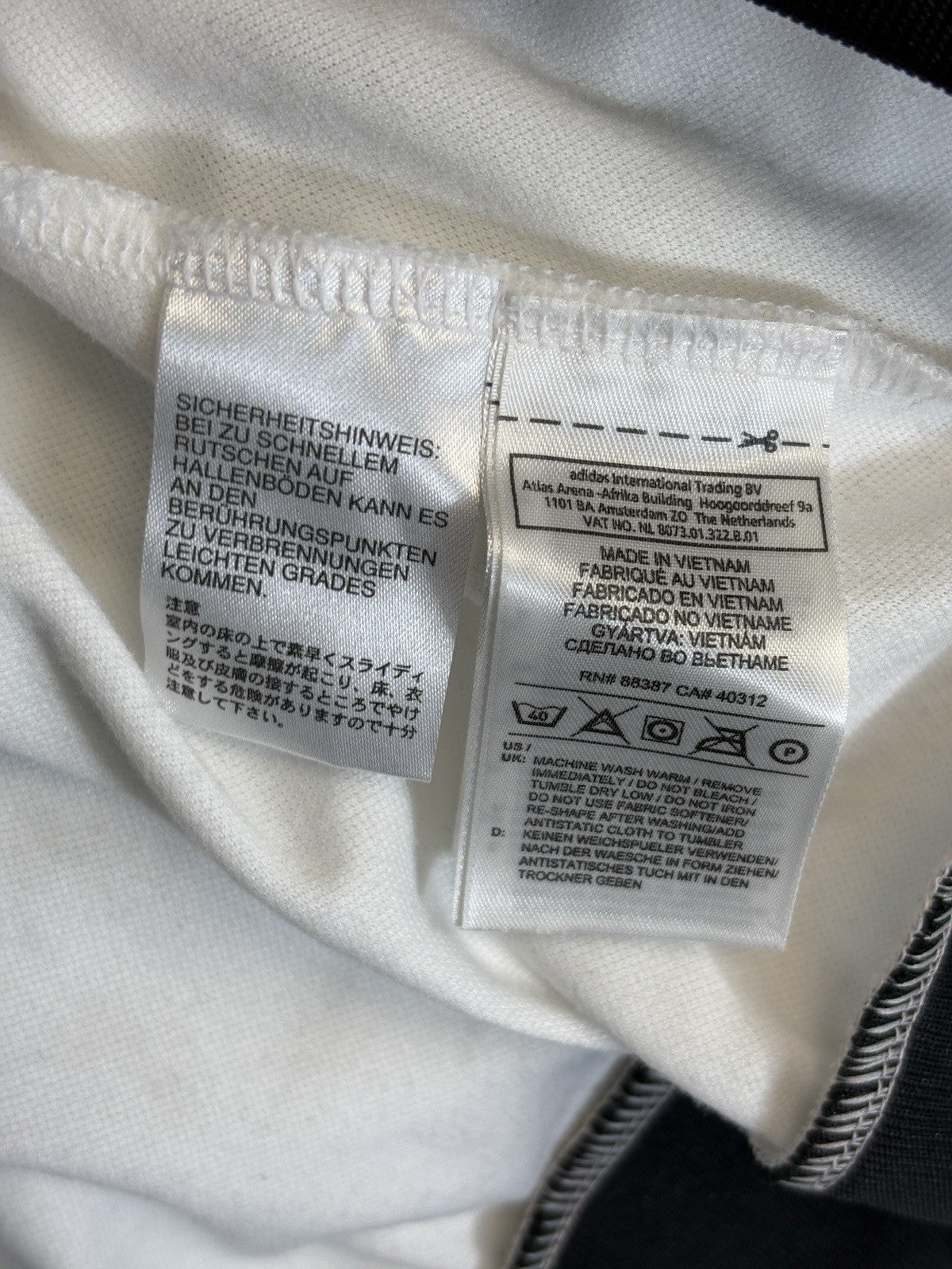 Vintage Adidas Climawarm Team Legia Warsaw Football Sweatshirt White Mens Medium