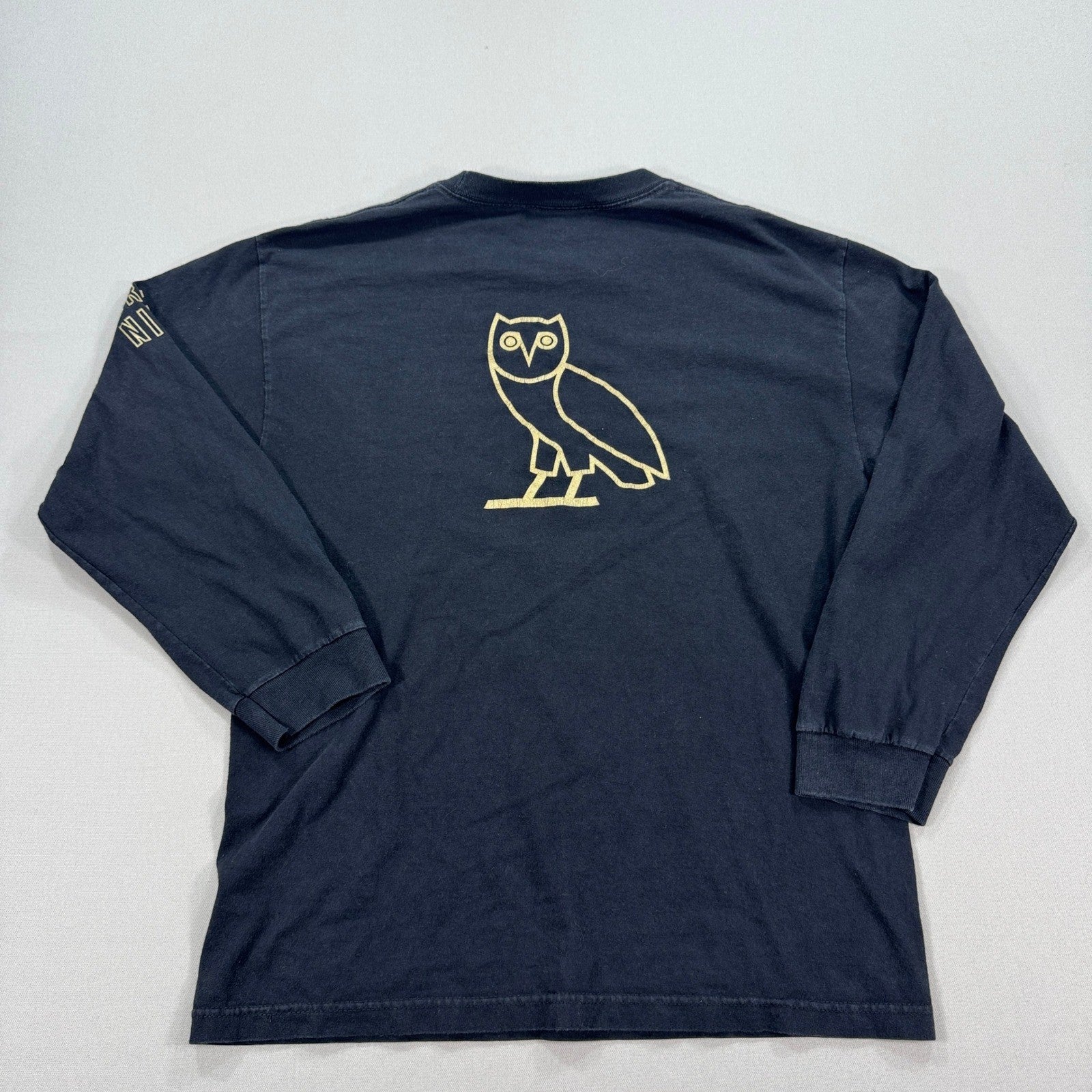 OVO Toronto Raptors x Drake Night Long Sleeve T-Shirt Limited Edition mens XL