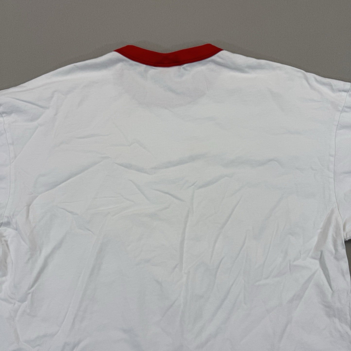 Drew House Secret SS Ringer Tee mens Oversized White Red Shirt Justin Bieber