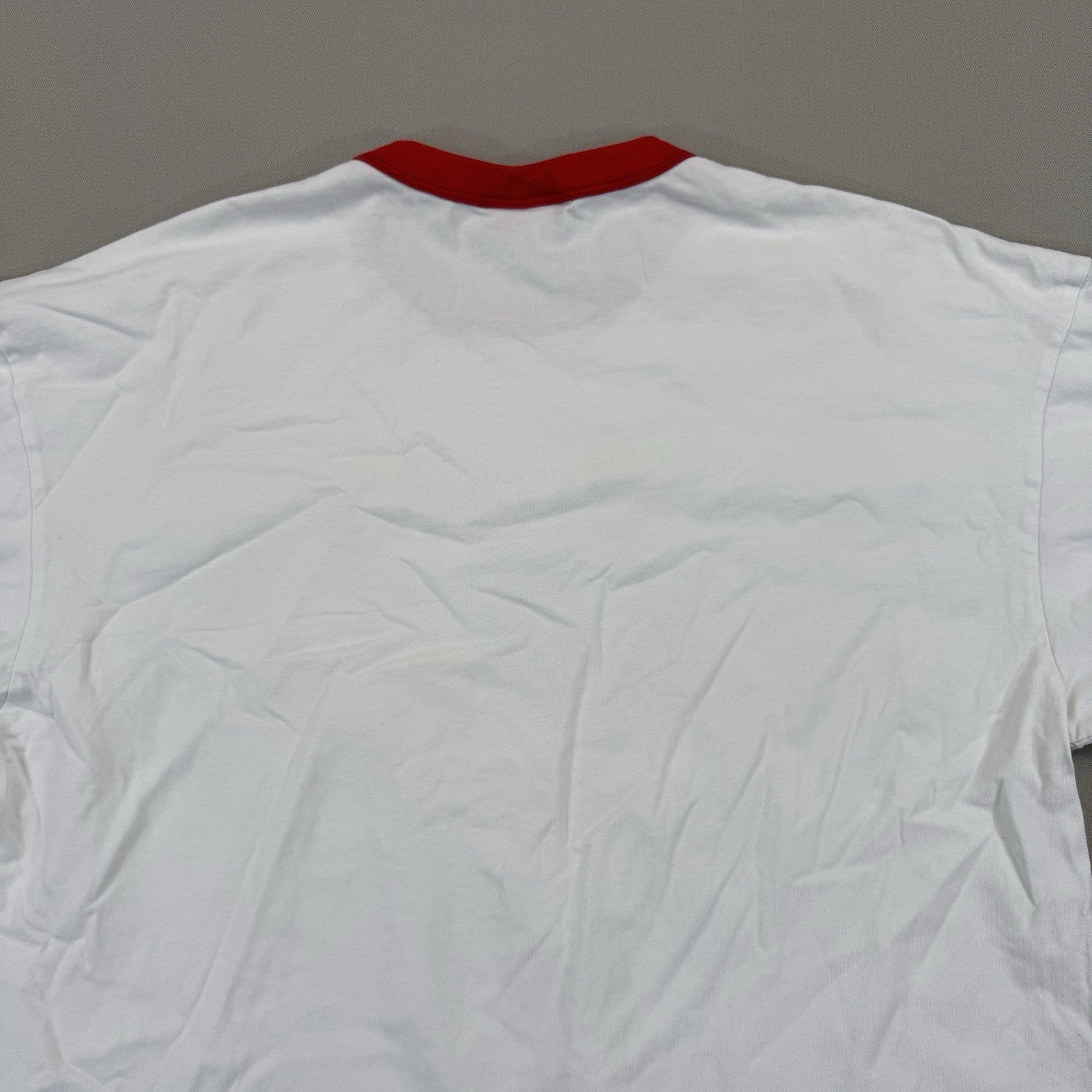 Drew House Secret SS Ringer Tee mens Oversized White Red Shirt Justin Bieber