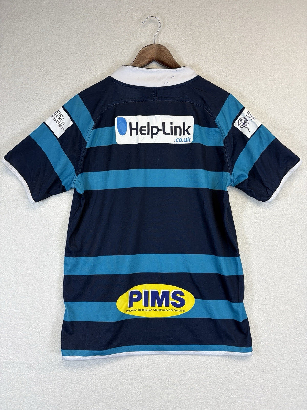 Leeds Rhinos Rugby Super League Away Shirt 2015 Mens Medium