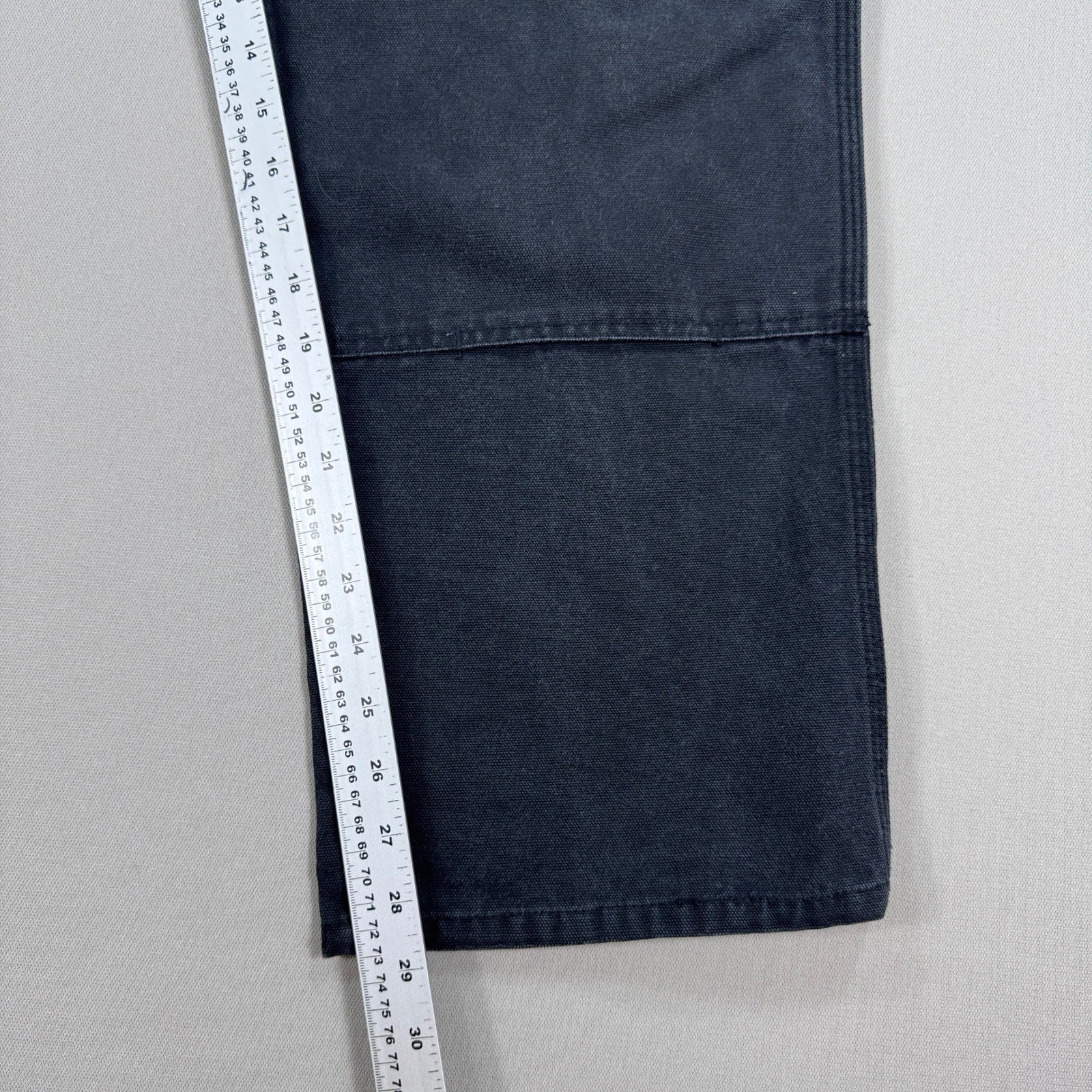 Dickies Carpenter Pants Loose Fit Double Knee Denim Jeans mens 36x29 Dark Wash