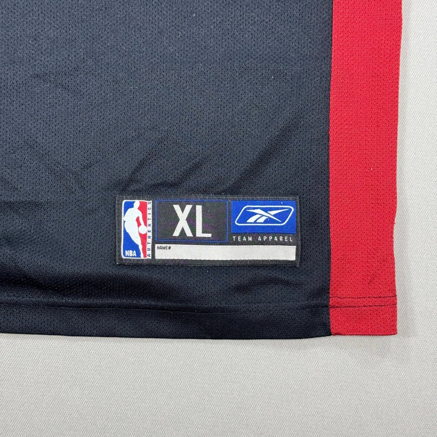 REEBOK Dwyane Wade #3 Miami Heat Black NBA Sewn Basketball Jersey Mens XL VTG