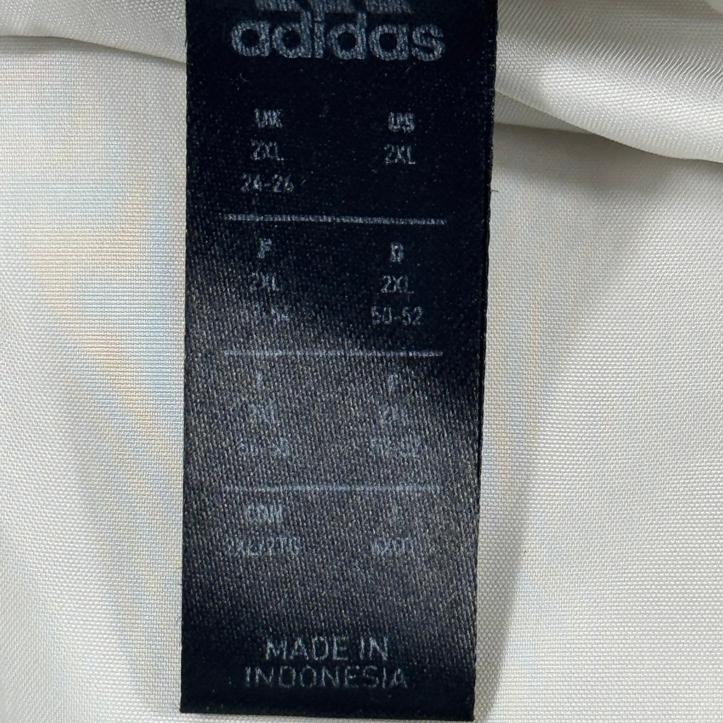 Adidas Coat Womens 2XL White Insulated Hoodie Padded Rain Jacket Fall Winter