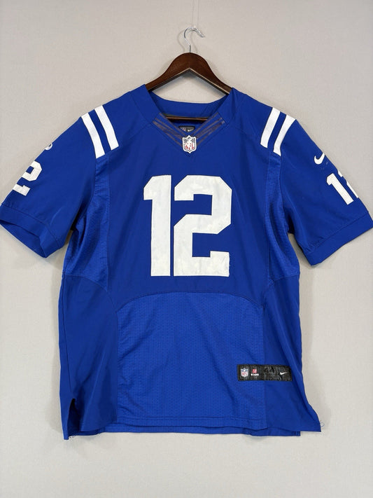Nike On Field NFL Football Andrew Luck Indianapolis Colts Blue Jersey mens 44