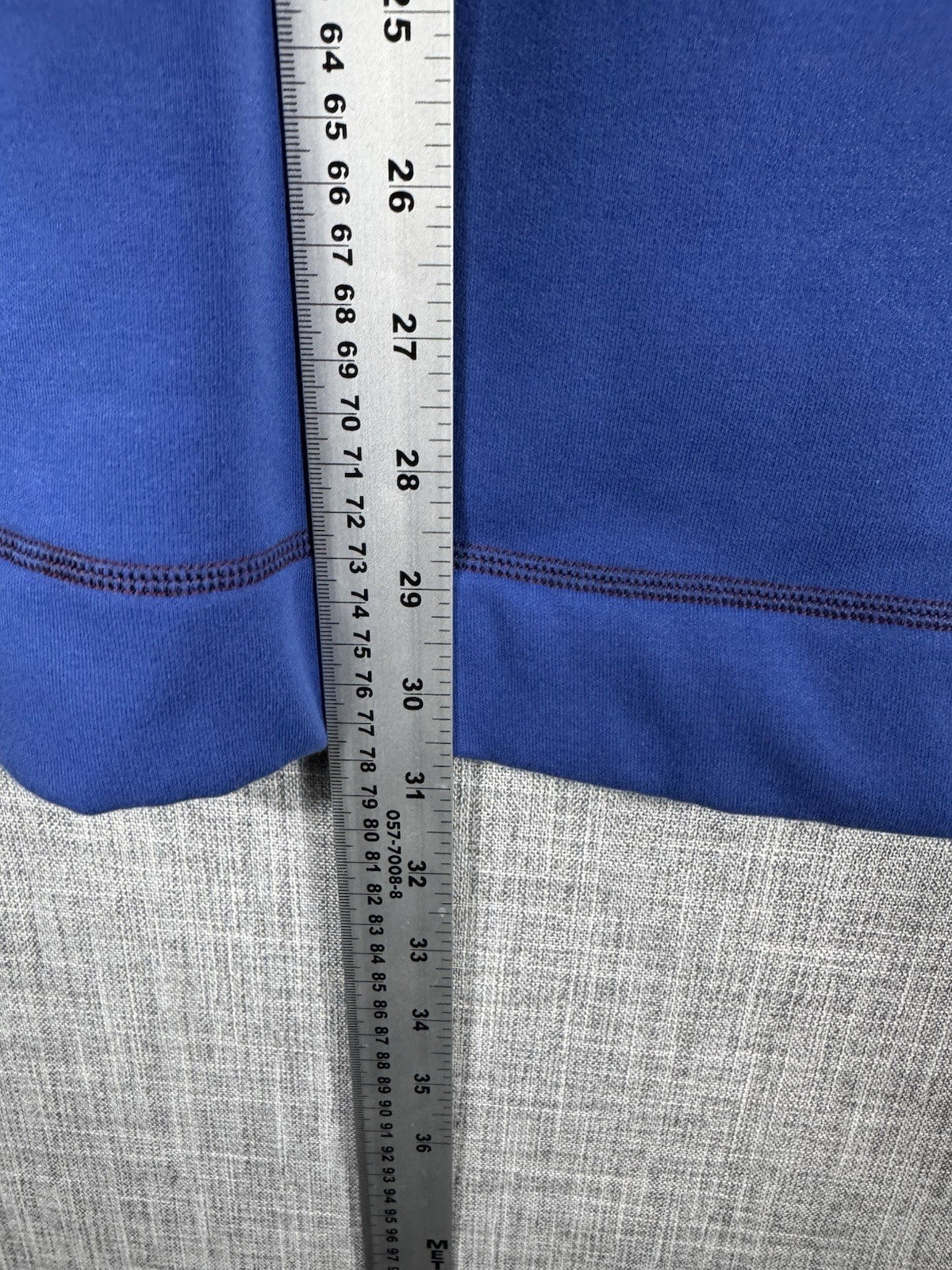 Tommy Bahama Mens 1/4 Zip Island Zone Size XL Blue Solid Pullover Golf