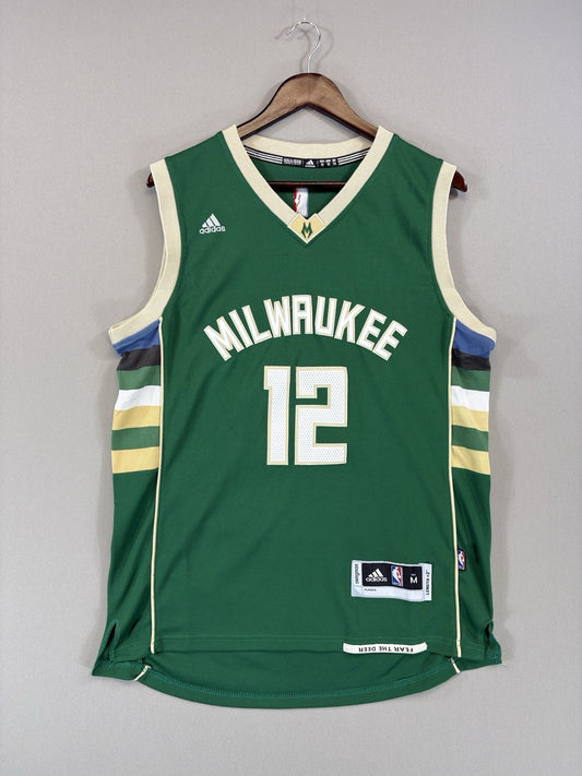 Adidas Milwaukee Jabari Parker #12 Swingman Jersey mens Medium Green +2 Length