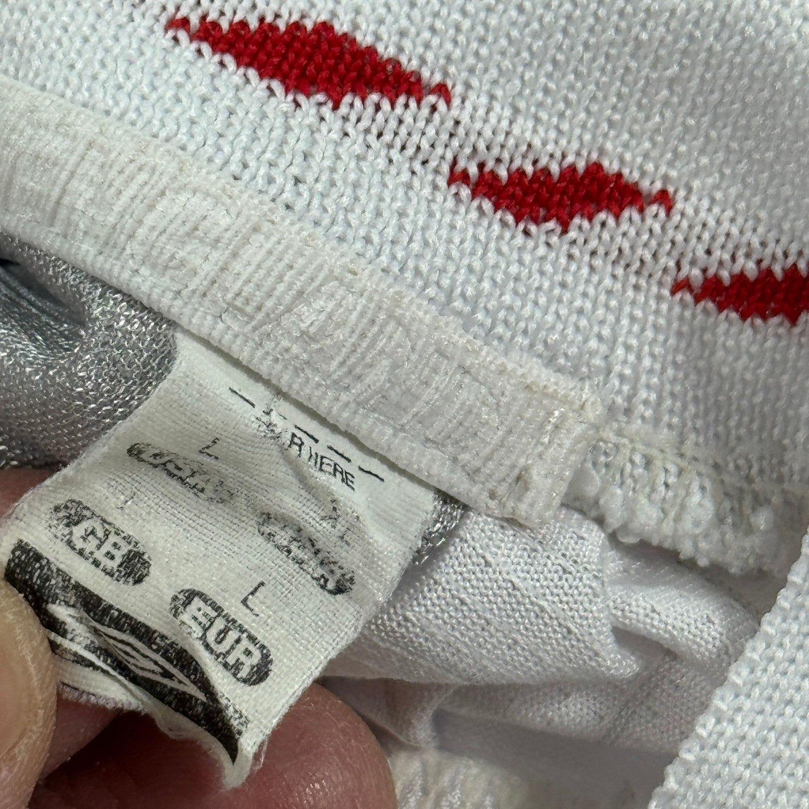 Vintage England Soccer Jersey Football Shirt Umbro Men's Large White World Cup