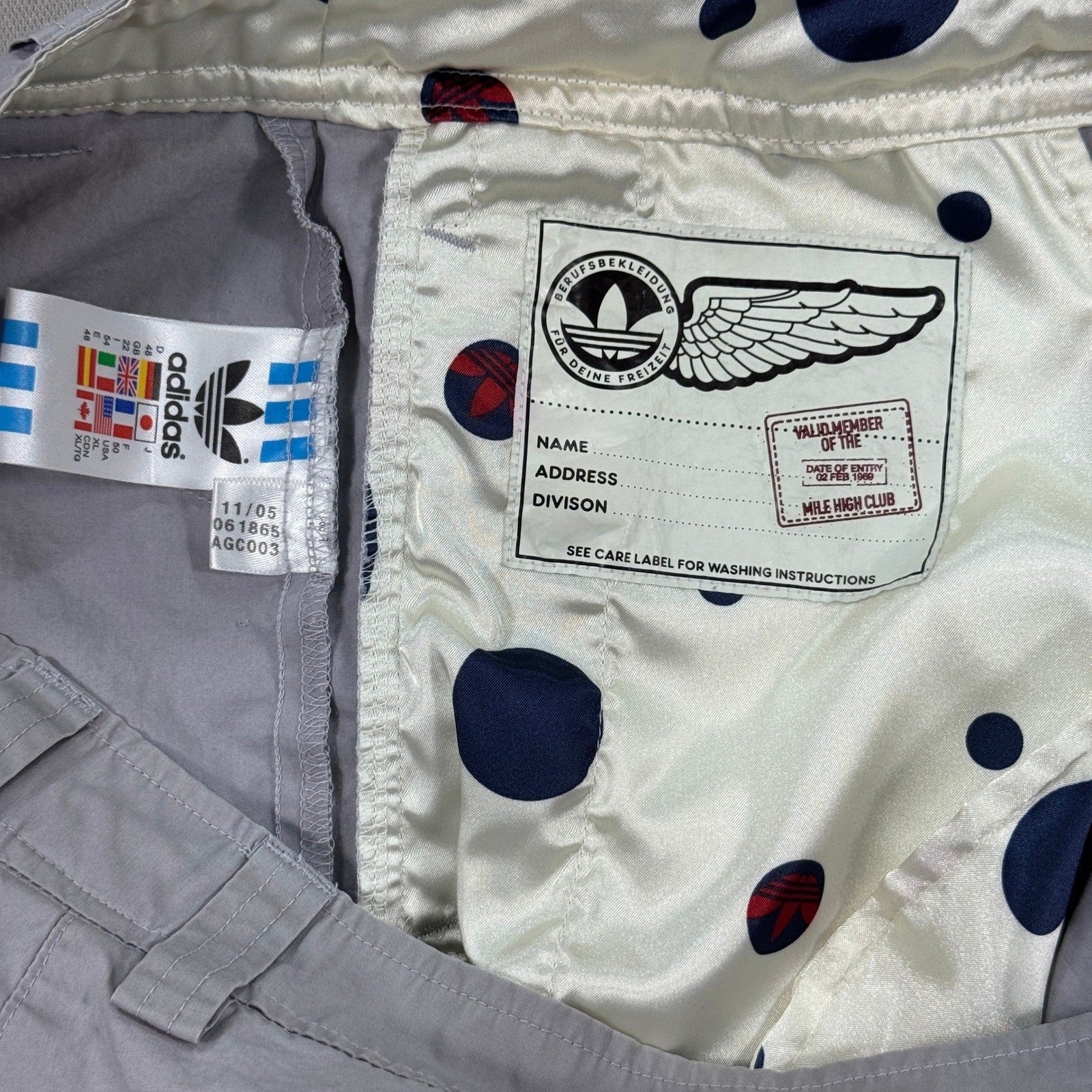 Vintage Adidas High Ribbed Cuffs Pants mens XL Cargo Pockets Y2K