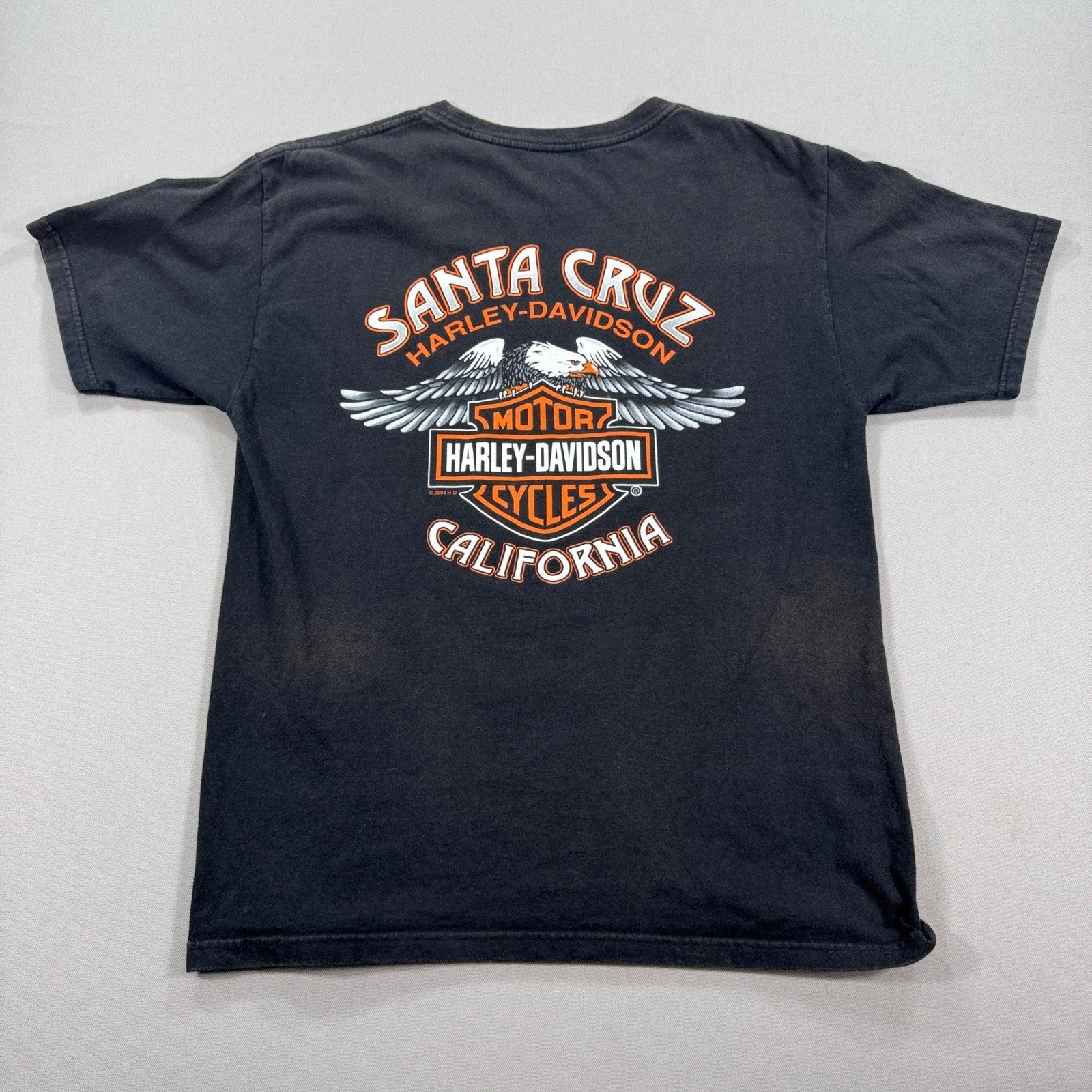Vintage Harley Davidson T-Shirt Santa Cruz California Live To Ride mens Large