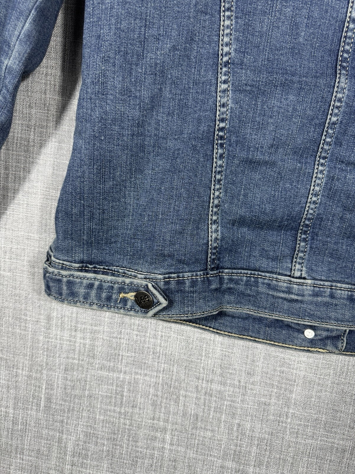 Lee Riders Women’s Jean Denim Jacket Button Down Country Rodeo Size Large