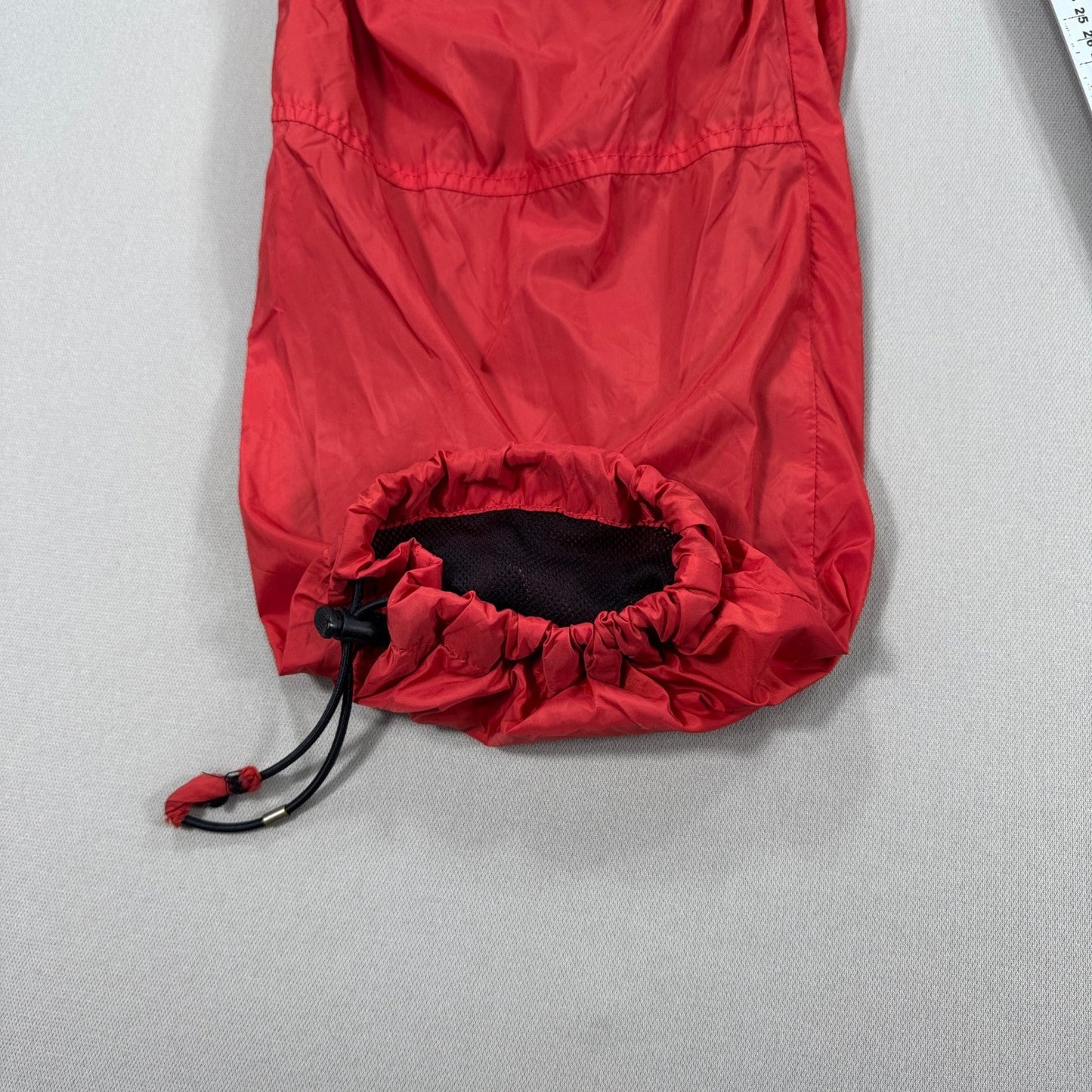 Vintage Polo Sport Ralph Lauren Track Pants mens Large Orange Nylon Drawstring