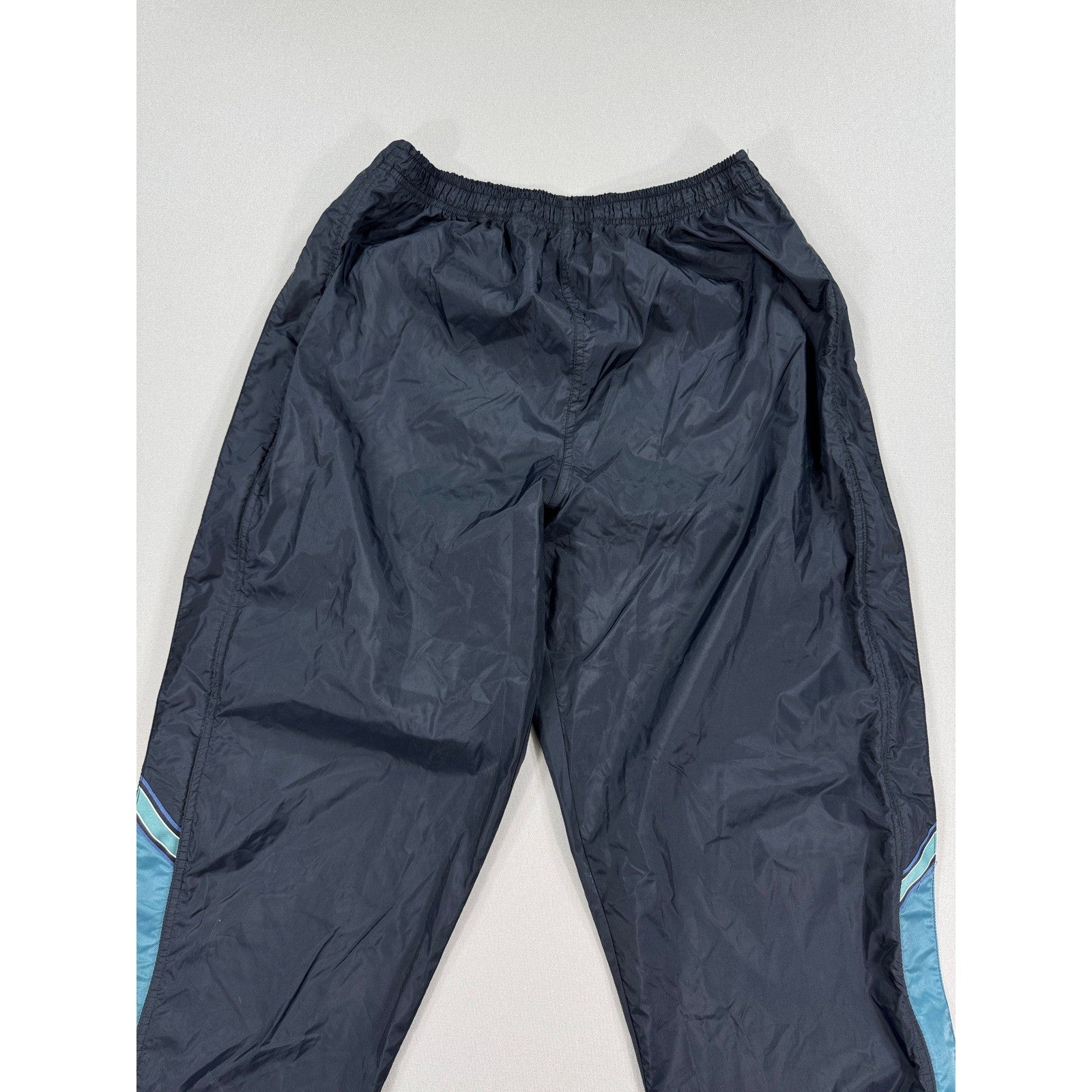 Vintage 90s Nike Track Pants Womens XL Full Zip Windbreaker Straight Leg Nylon