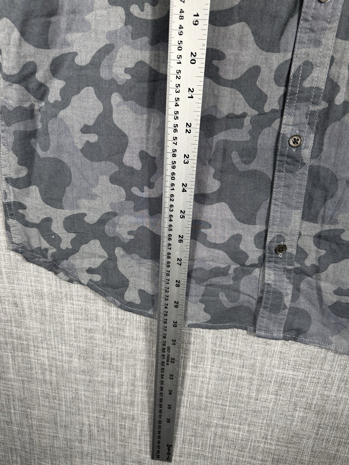 BUFFALO DAVID BITTON Camo Shirt Long Sleeve Sz Large Button Up New Msrp $99