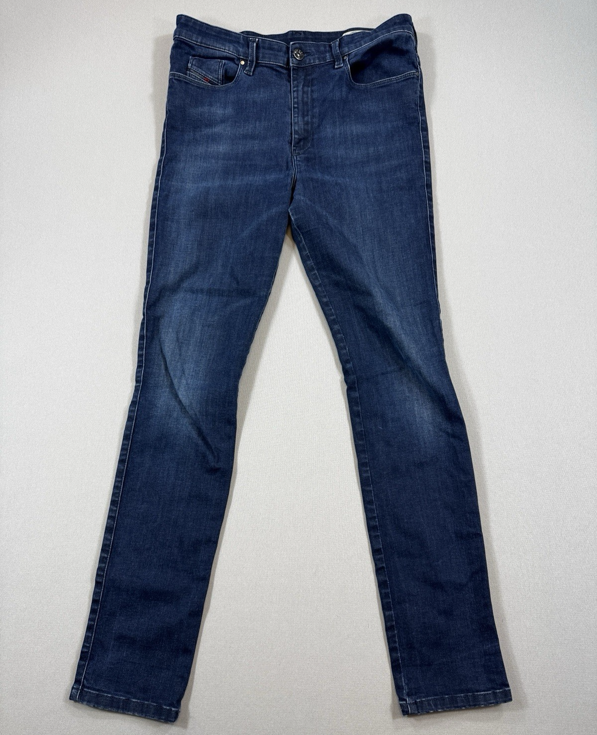 Diesel Jeans Skinzee High Womens 30x32 Blue Denim Super Slim-Skinny High Waist