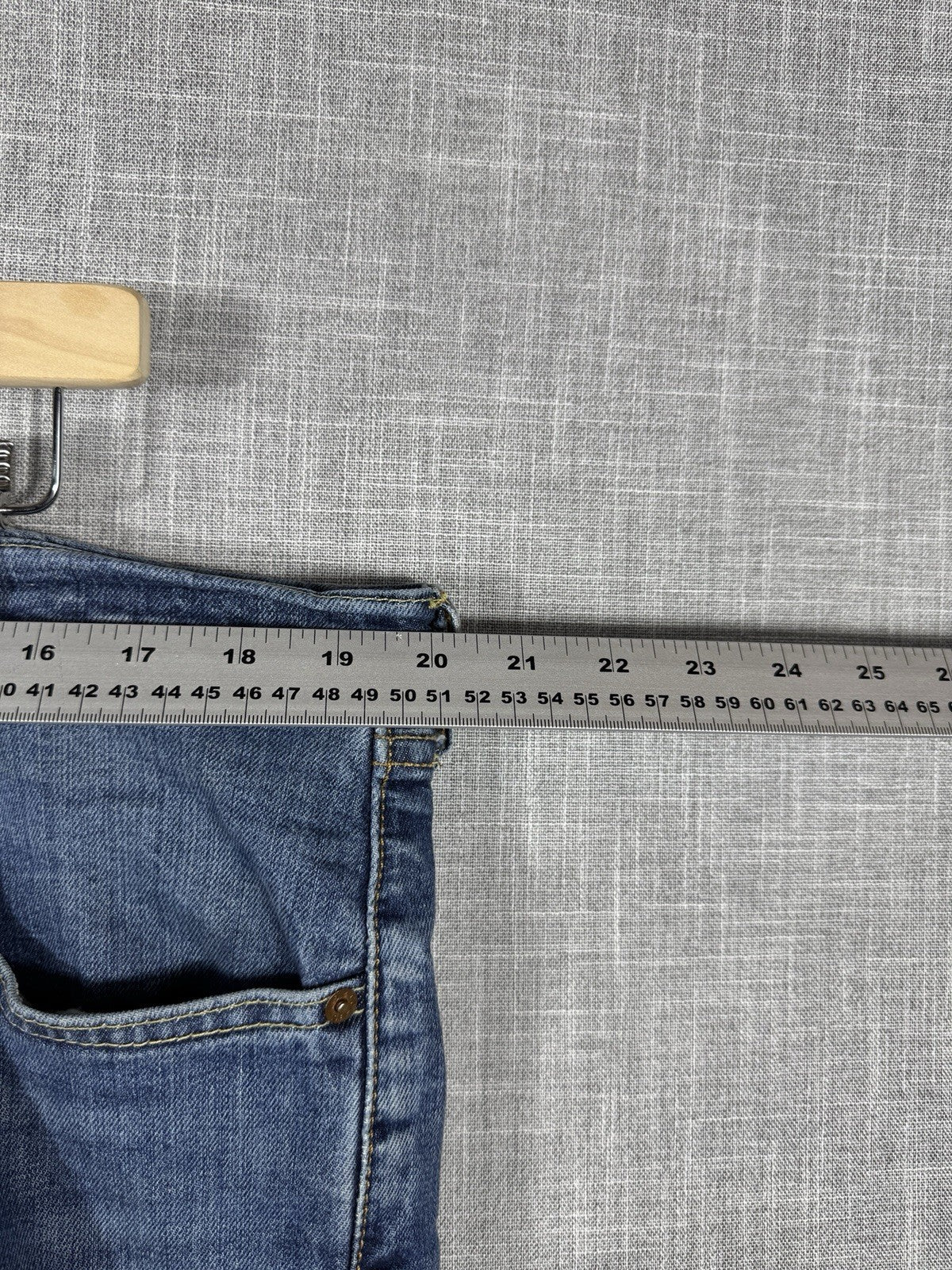 Levi Strauss 505 Straight Leg Loose Blue Jeans Mens 38x30