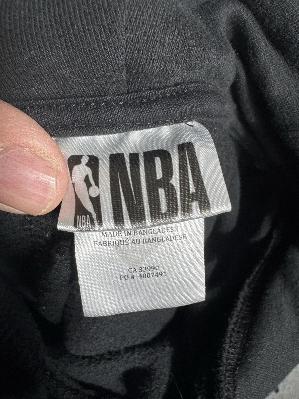 NBA Lakers Y2K Crop Top Hoodie Womens Small Black