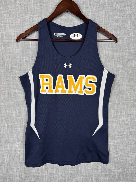 Under Armour RAMS mens Tank Top Shirt Size Medium Workout Track