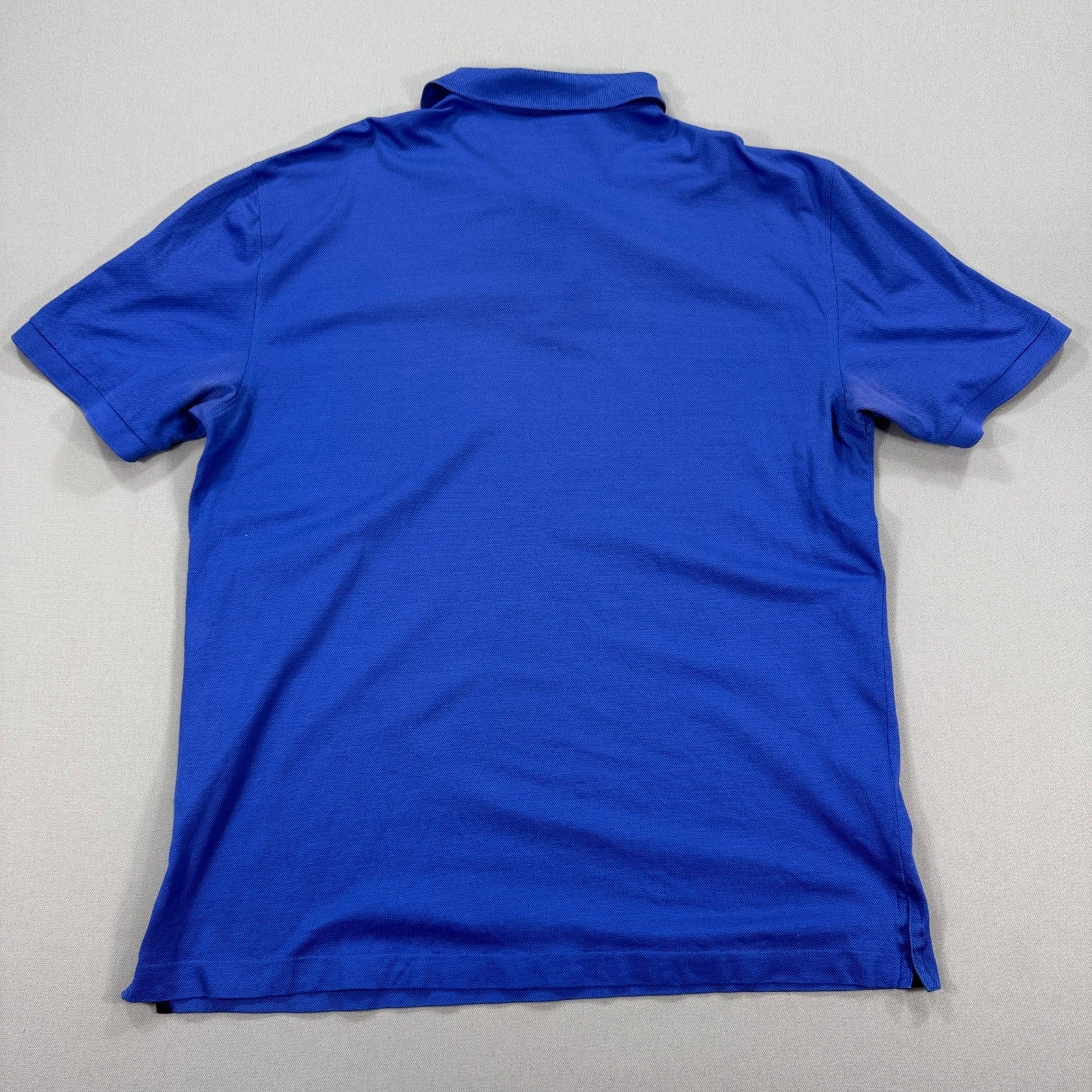 Polo Ralph Lauren Purple Label Polo Shirt Blue mens Large Made In Italy