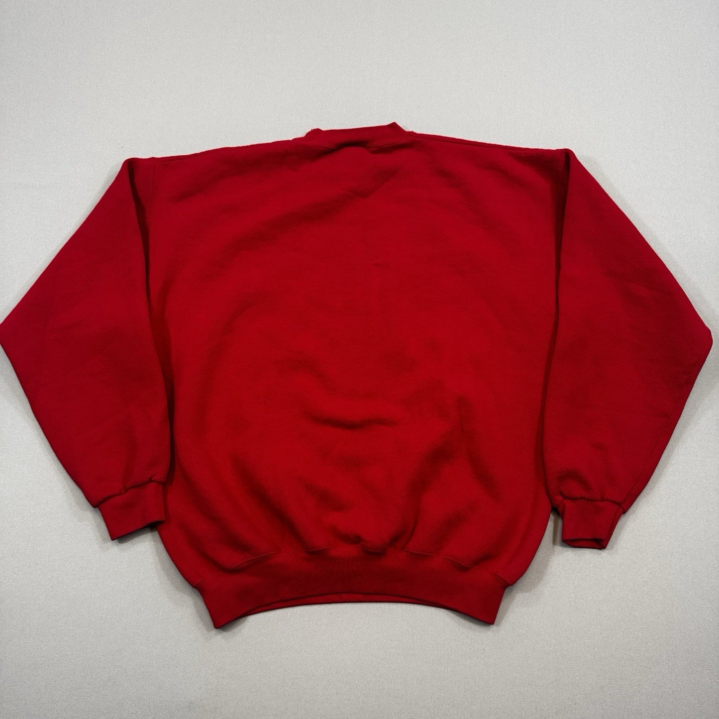 Disney Store Mickey Mouse Sweatshirt mens XL Red Pullover Crew Neck Made In USA