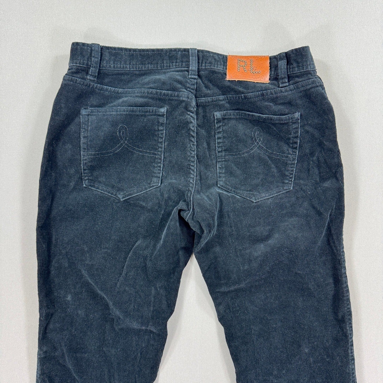 Ralph Lauren Sport Corduroy Pants Women's Size 8 Black Bootcut Stretch Classic