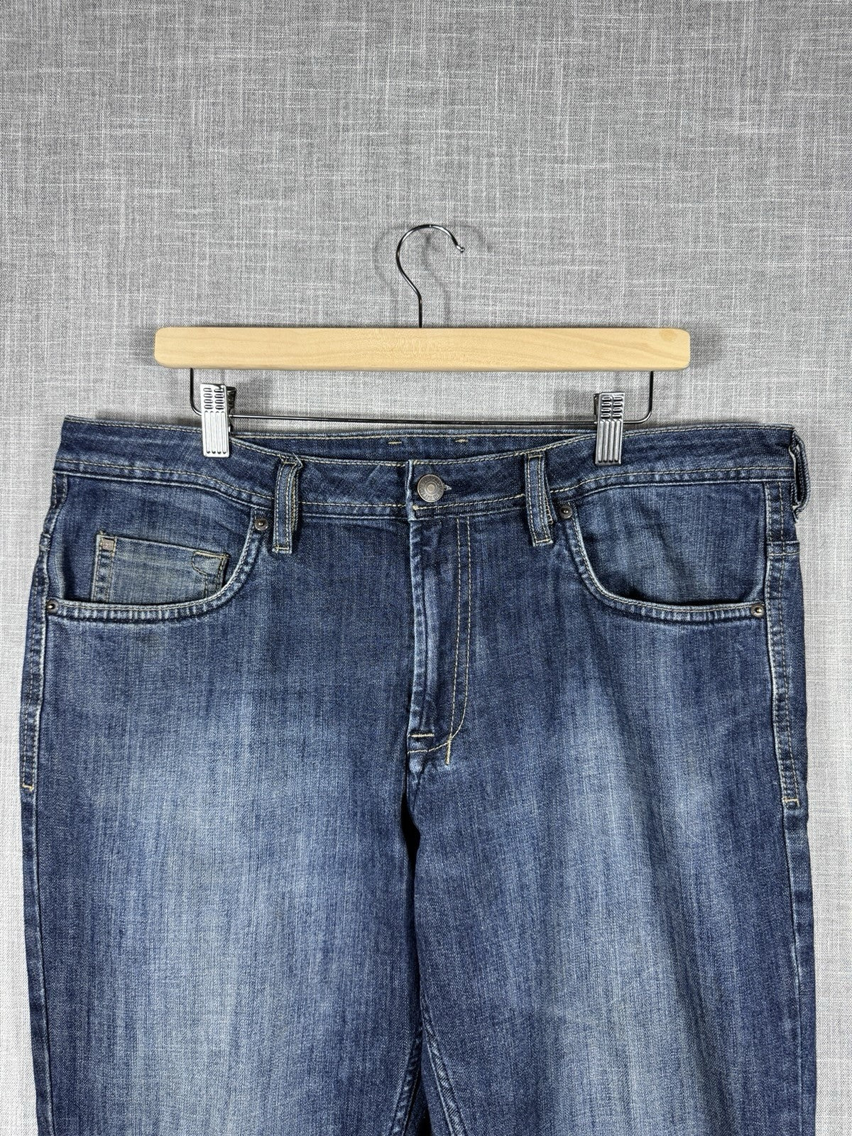 BUFALLO David Bitton Driven-X Straight Stretch Jeans mens Size 36 X 30