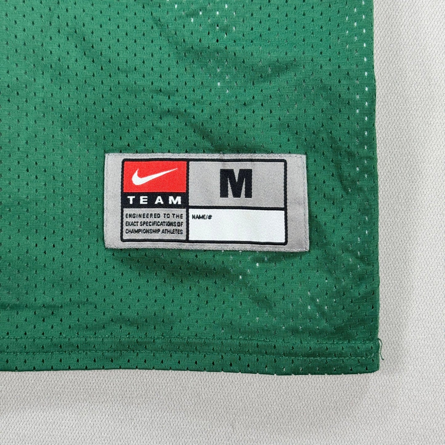 Nike Stock Reversible Basketball Jersey mens Medium Green White Practice Blank