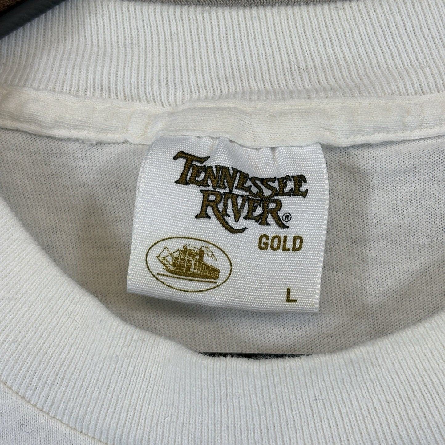 VTG Cheers Boston Mens Large White Graphic Single Stitch Shirt Made In USA