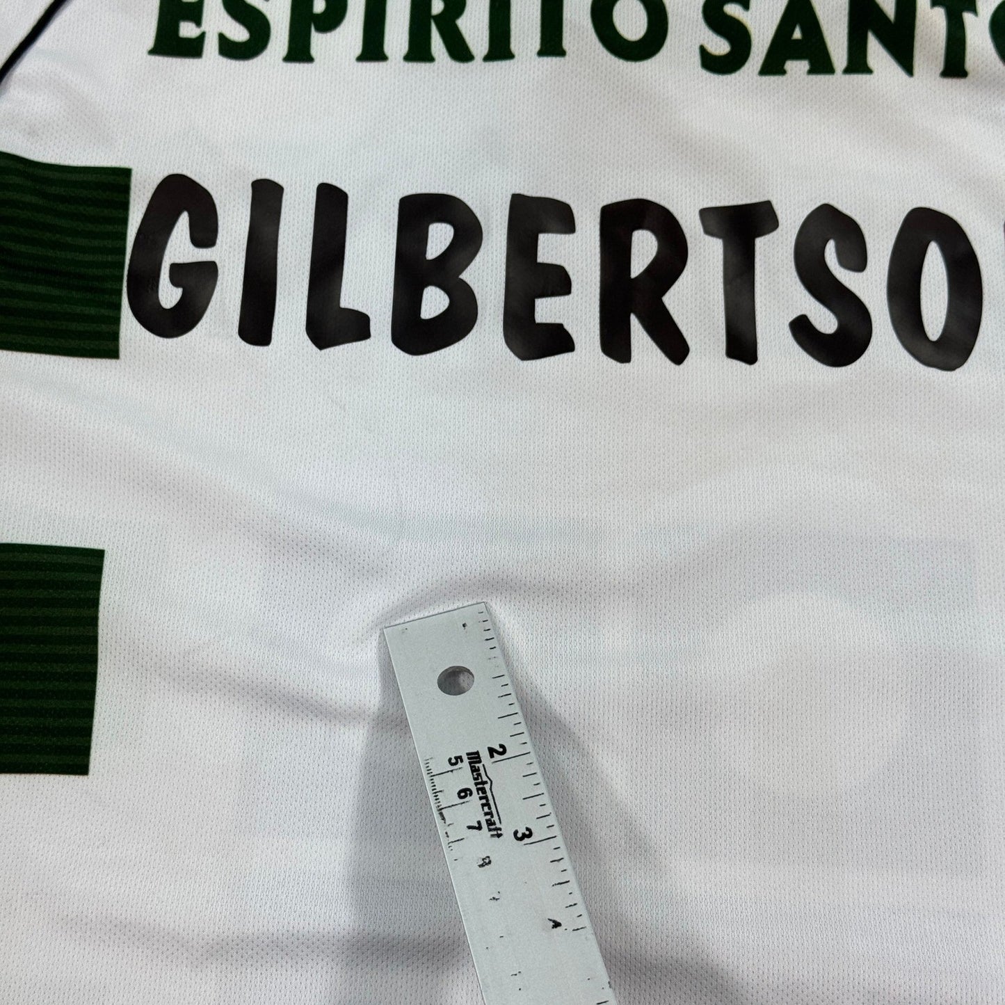 Sporting Portugal mens XL Gilbertson Jersey Reebok Football Soccer Green White