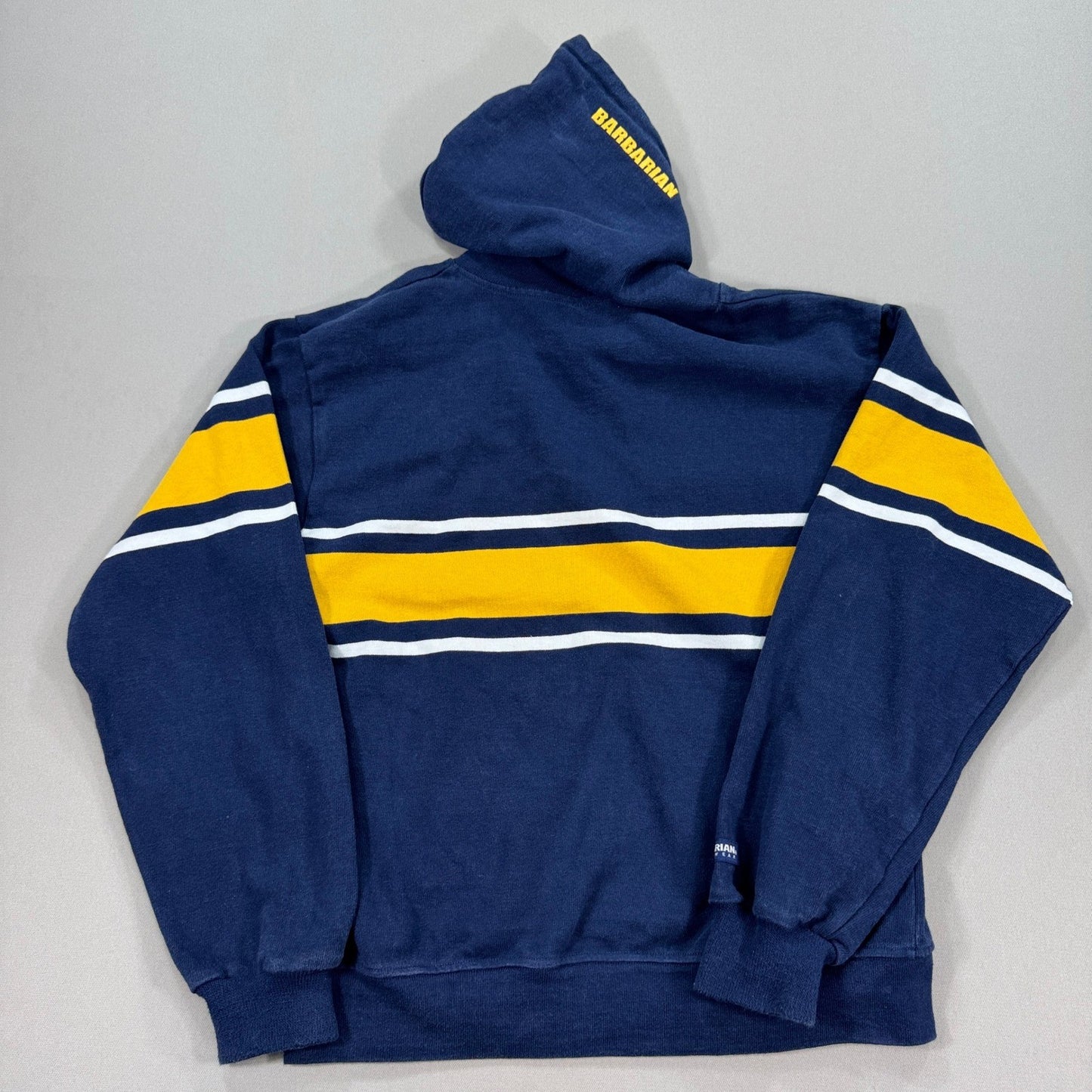 Barbarian Rugby Wear Hoodie Kangaroo Pouch Pullover Made In Canada mens Small