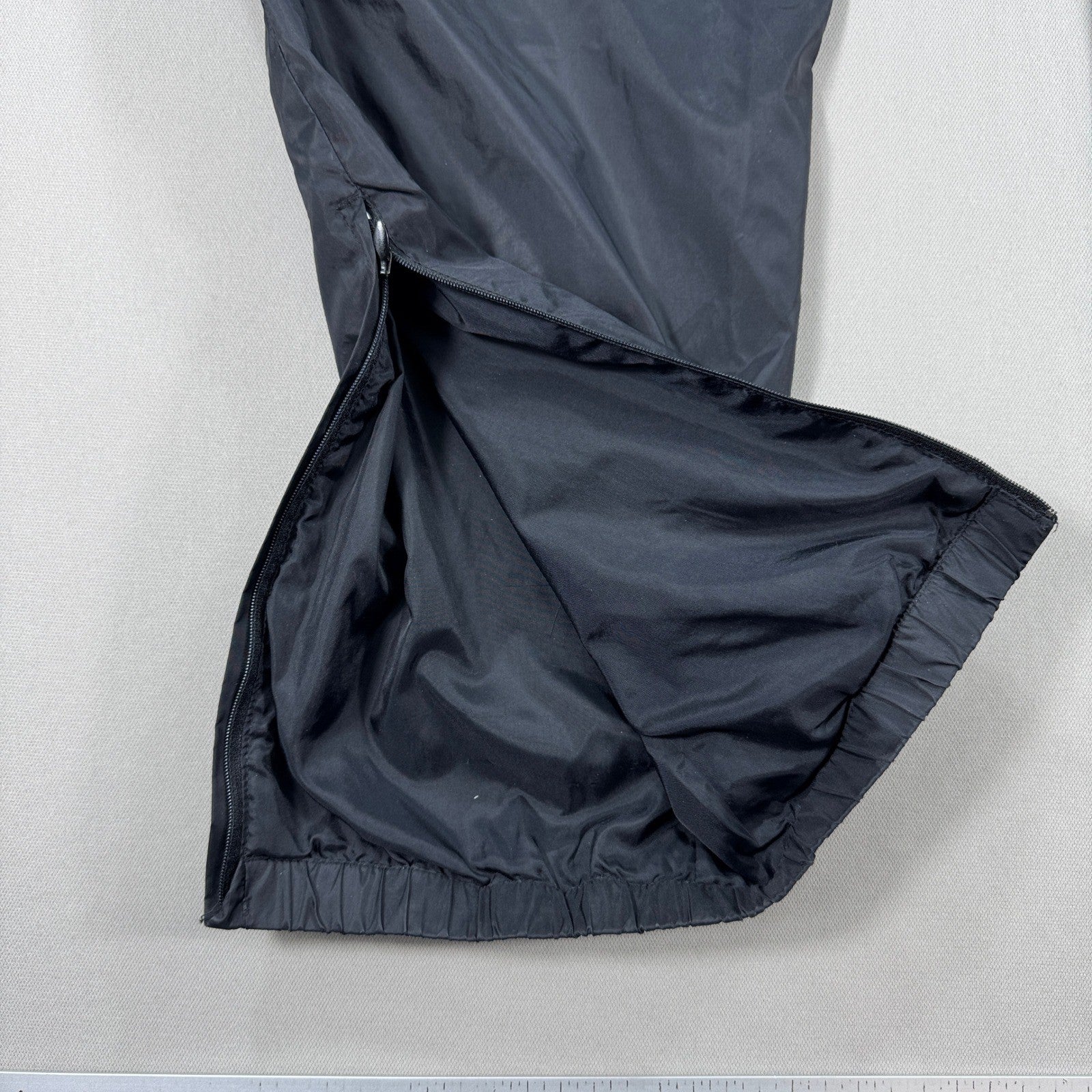 Vintage Adidas Track Pants Men's XL Black Zipped Ankle Windbreaker Y2K 2001