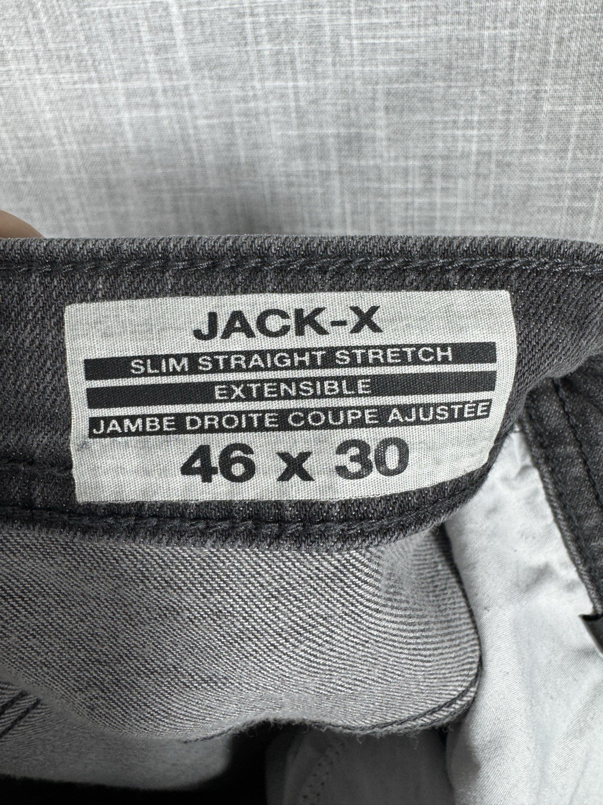 Buffalo David Bitton Jack-X Slim Straight Stretch Dark Wash Jeans New 46x30