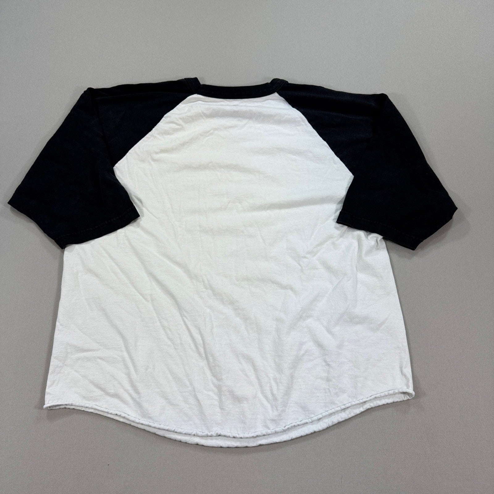 WWE Legends Ultimate Warrior Raglan T-Shirt mens 2XL White Graphic Crewneck