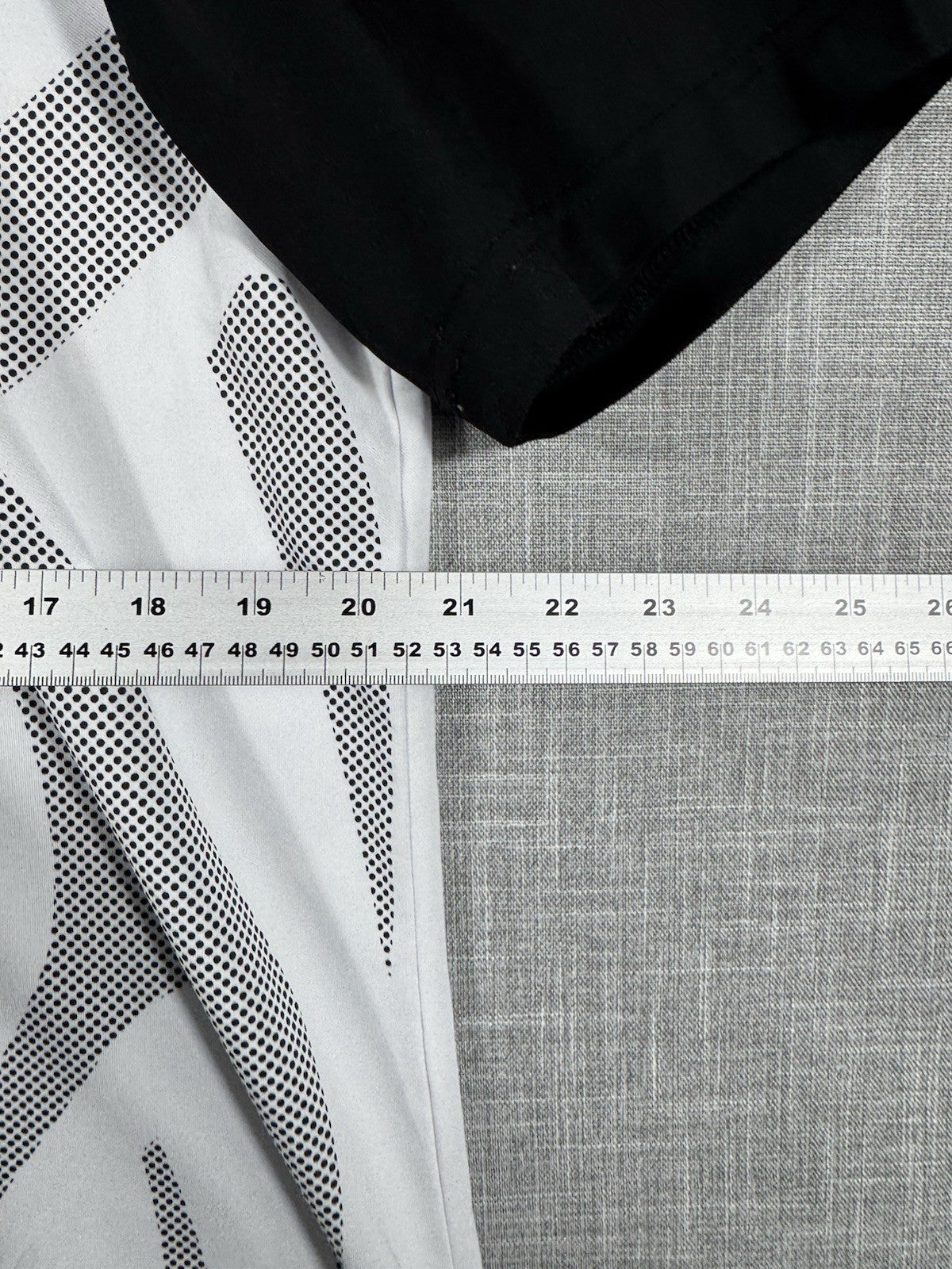 JAMIE SADOCK mens GOLF/POLO Black And White Size Large Geometric Pattern