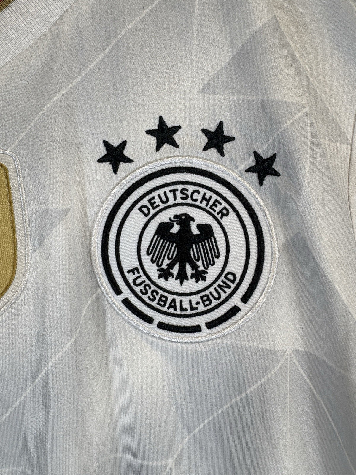 Adidas National Team Germany Home White Jersey Soccer Y2K FIFA Mens Medium