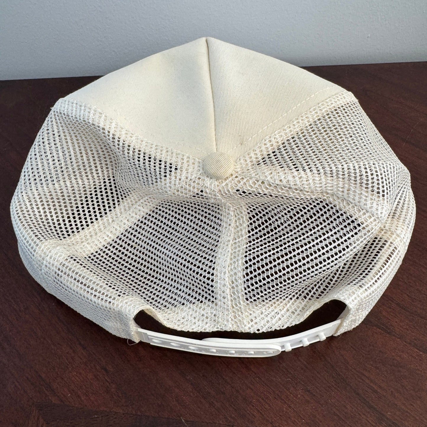 Vintage Walmart Always Fresh Mesh Distressed Grunge Made In USA Embroidered