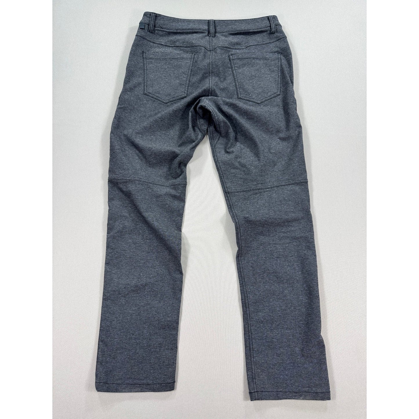 Lululemon Pants Mens 32 Gray Heather ABC Classic Fit Canvas LM5A91S