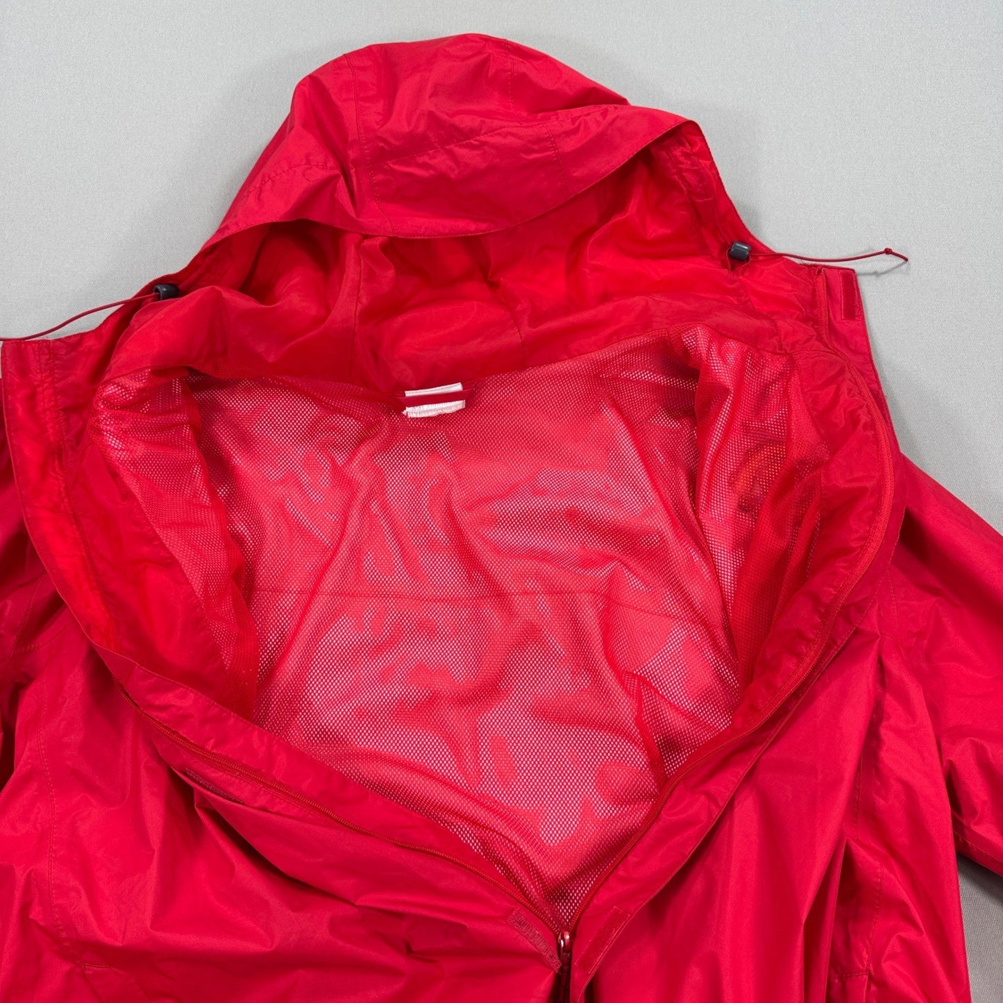 Columbia Manchester United Rain Jacket mens 2XL Red Packable Full Zip Hooded